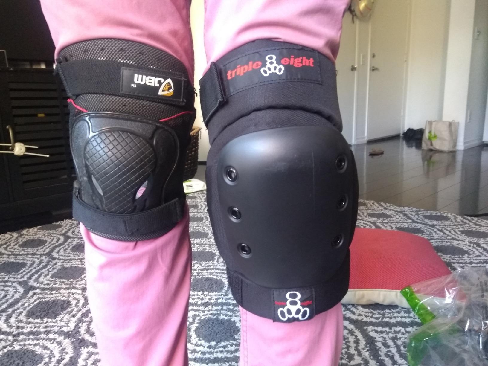 Triple Eight KP 22 Heavy-Duty Skateboarding Knee Pads (Pair) customer photo 1