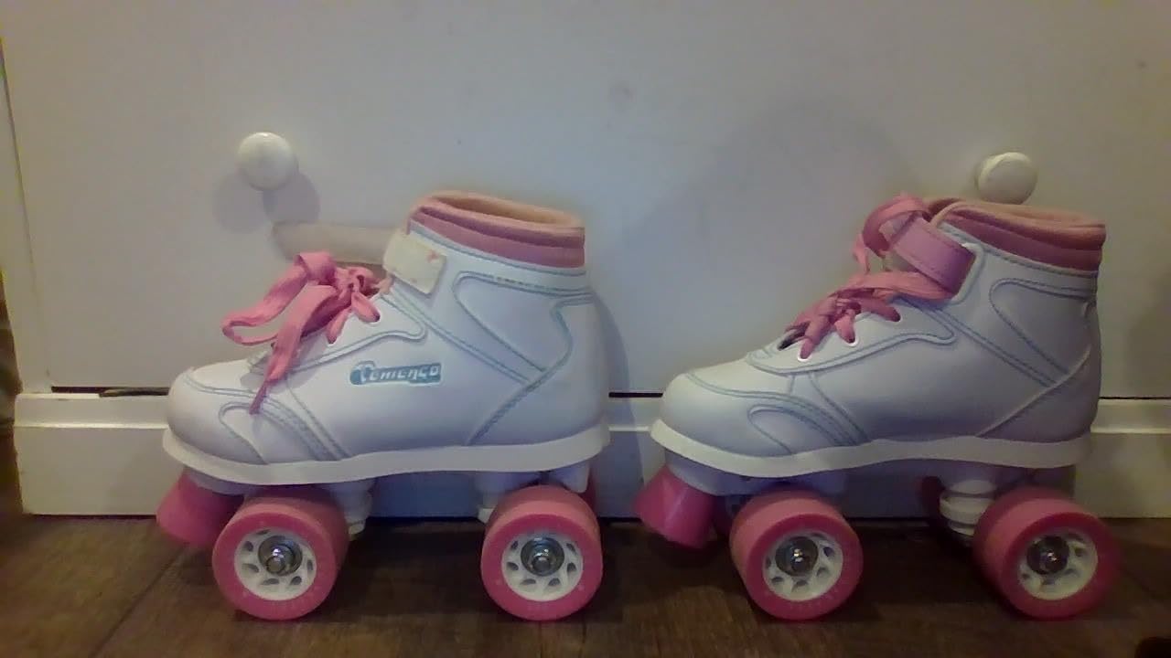 Sidewalk Roller Skates - Durable, Top Performance Indoor/Outdoor Use Skate Shoes for Girls & Boys, High-Top Boot Safety Youth Quad Skates, 60mm PU Wheels, Adjustable Chassis & Trucks customer photo 2