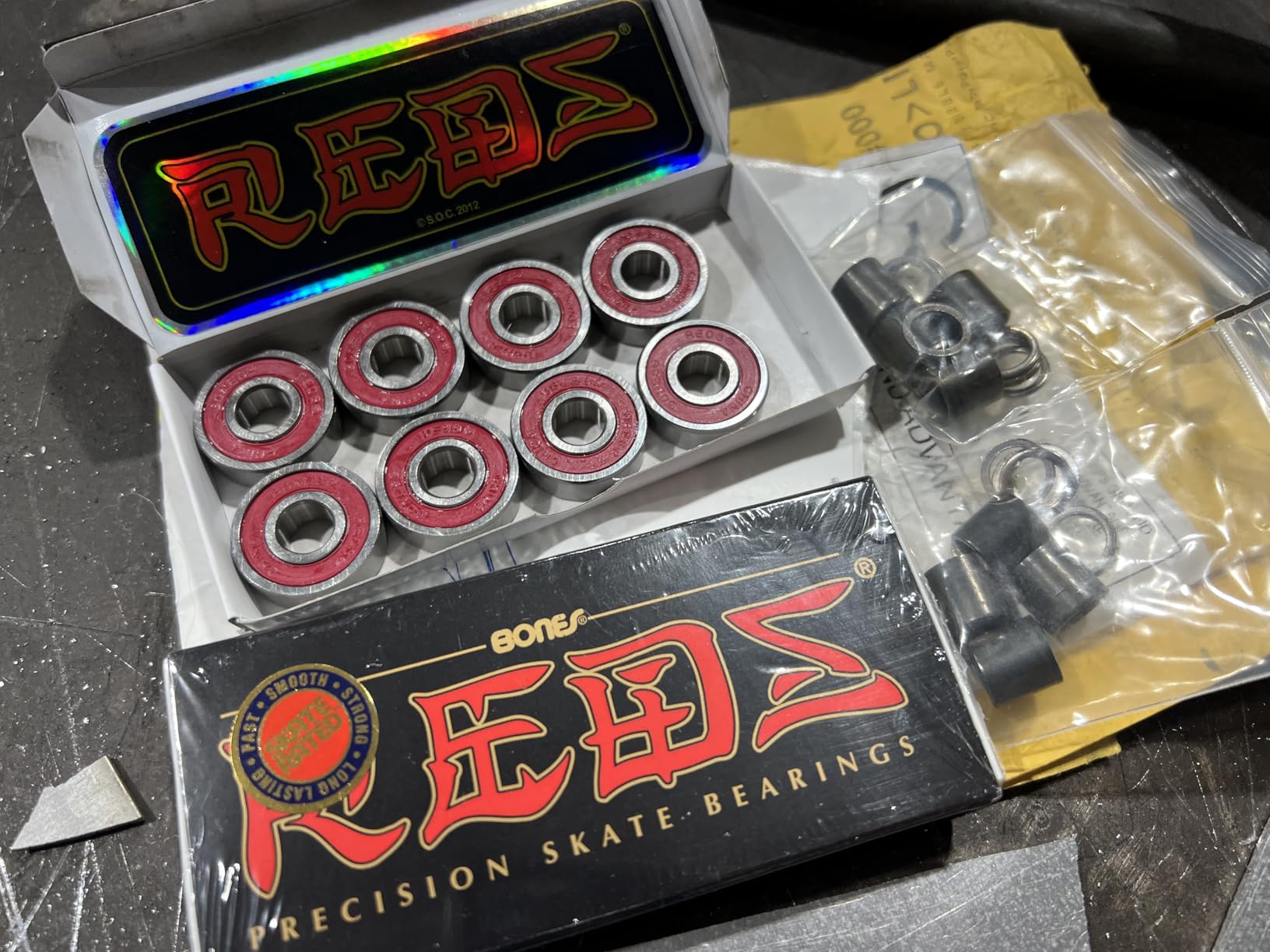 Bones Reds Skate Bearings (8mm, 16 Pack) customer photo 1