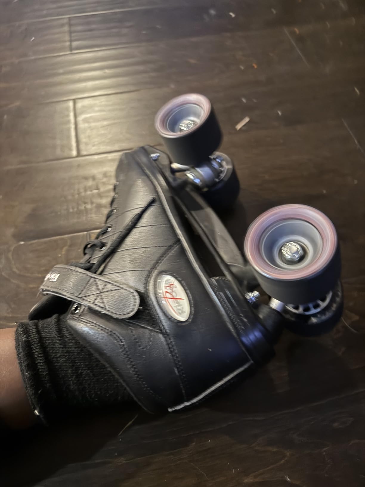 Riedell R3 Indoor Quad Roller Skates for Men and Women | Ultra-Durable, Sonar Cayman Wheels, Nylon Plate, Precision Fit, Roller Skates, ABEC-5 Bearings, Velcro Cinch Strap customer photo 1