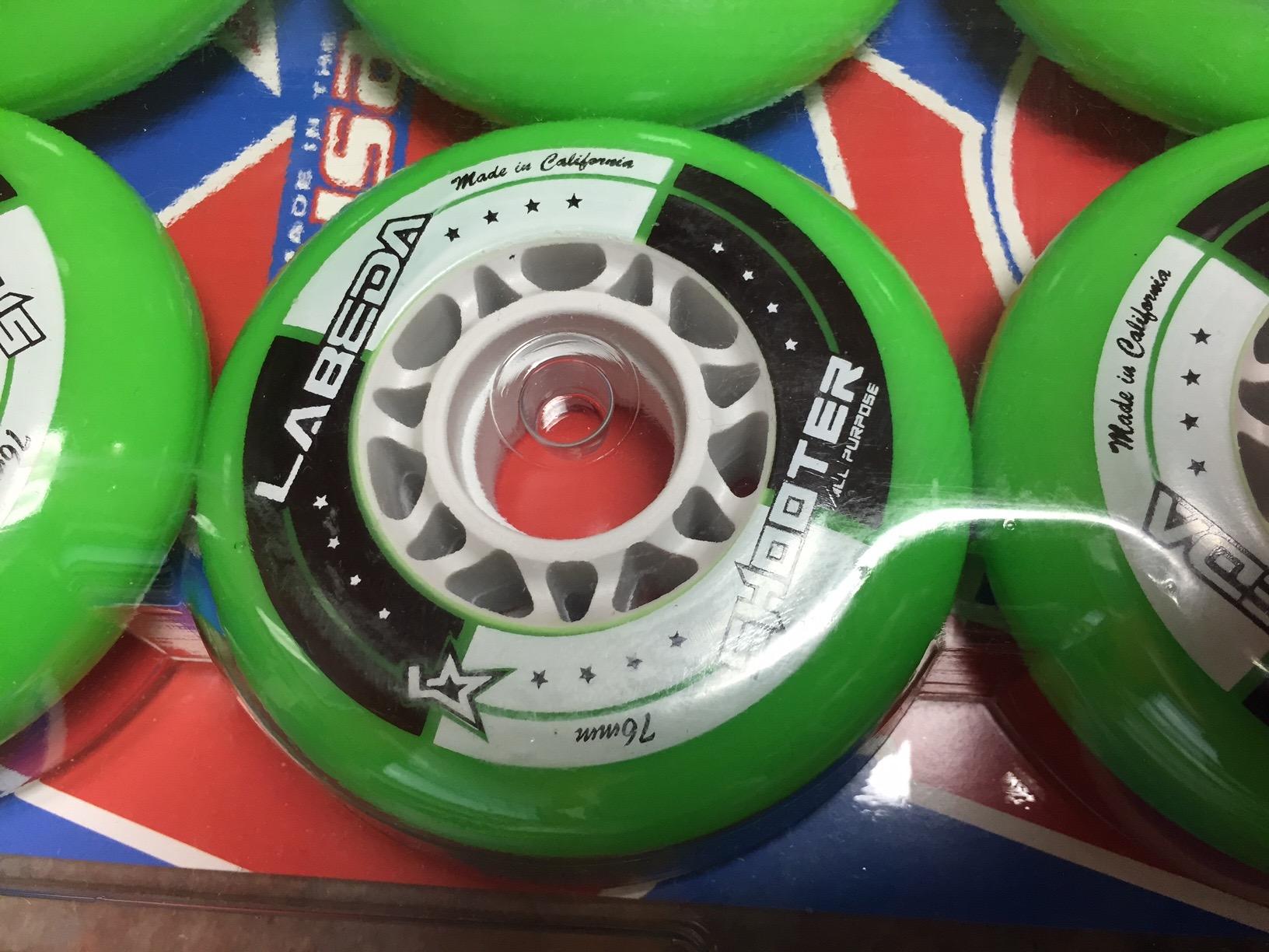 Labeda Inline Roller Hockey Wheels - Gripper Asphalt Hi-Lo 8 Pack customer photo 1