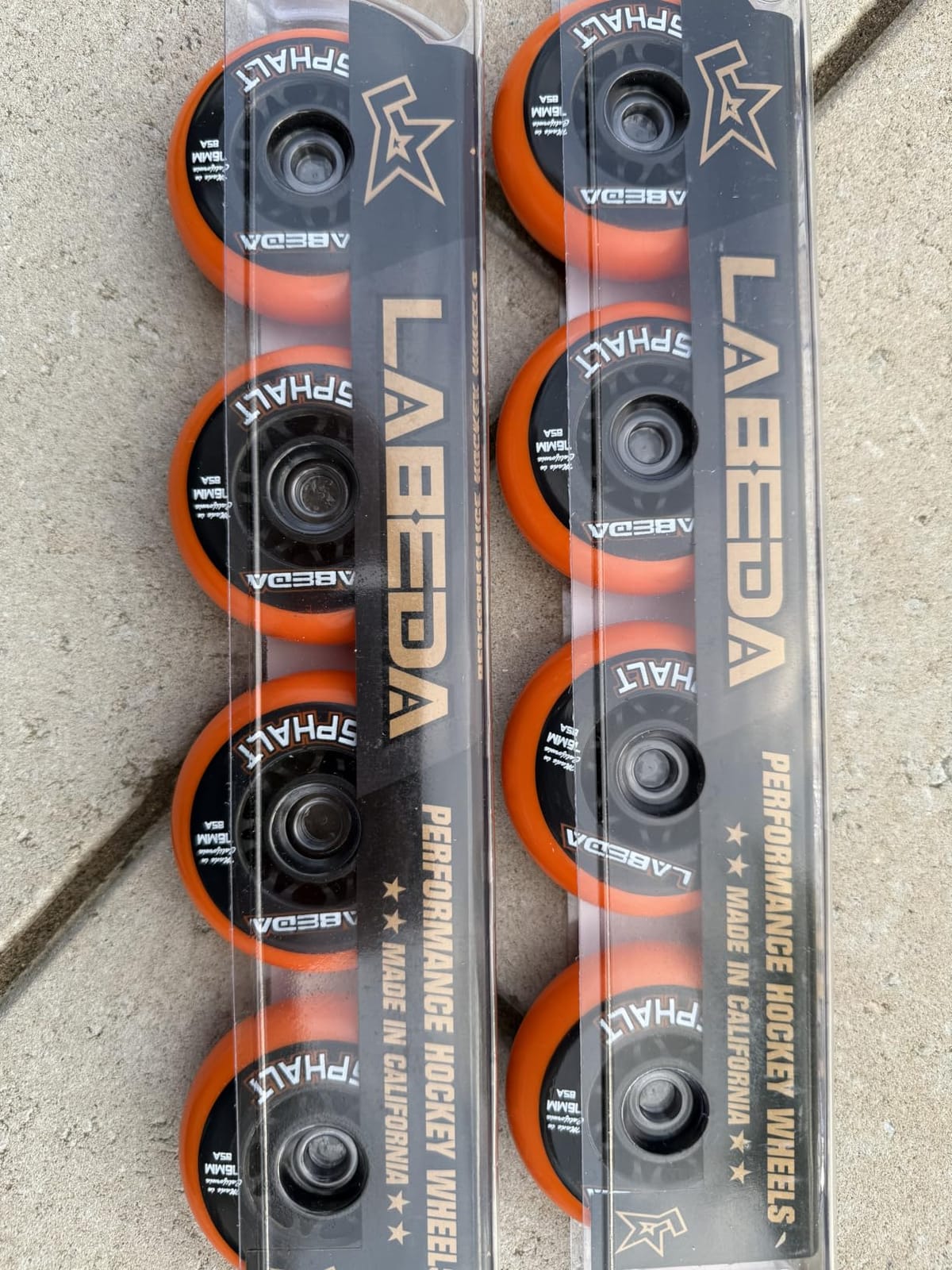 Labeda Inline Roller Hockey Wheels - Gripper Asphalt Hi-Lo 8 Pack customer photo 2