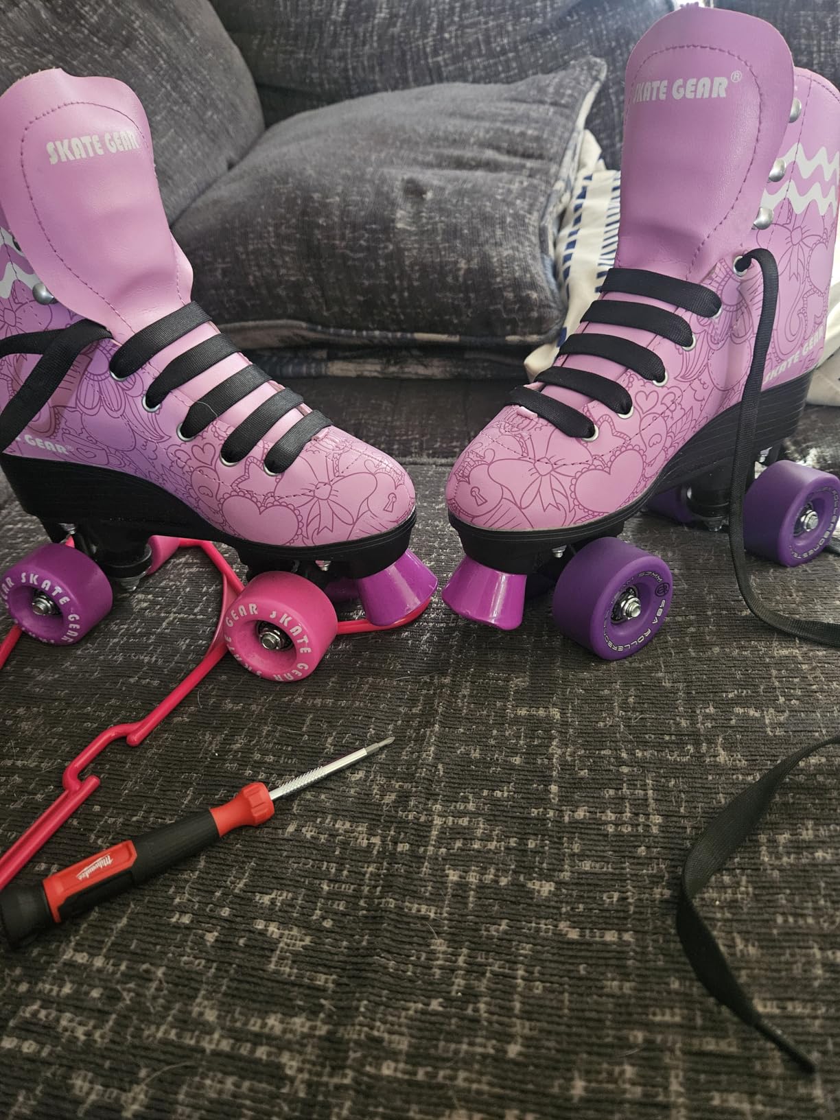Team Logo 98A Recreational Roller Skate Wheels (Set of 8) customer photo 2