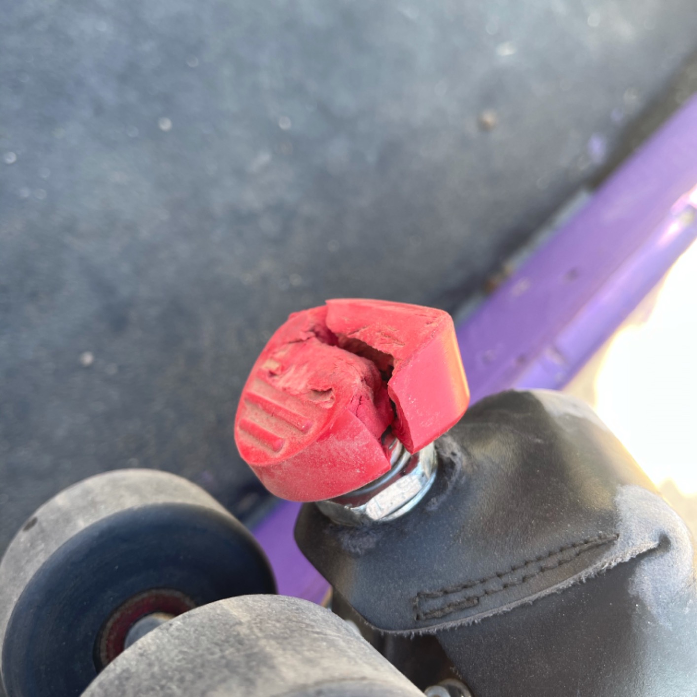 Sure-Grip Mini Gripper Toe Stop - Adjustable Rubber Brake - Sold in Pairs - Made in USA customer photo 1