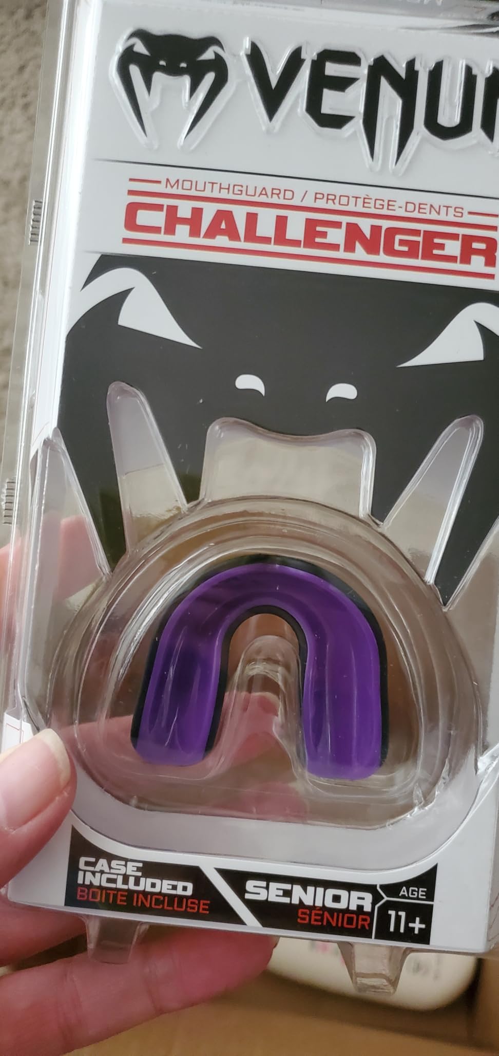 Venum Challenger Mouthguard - Black/Ice customer photo 2