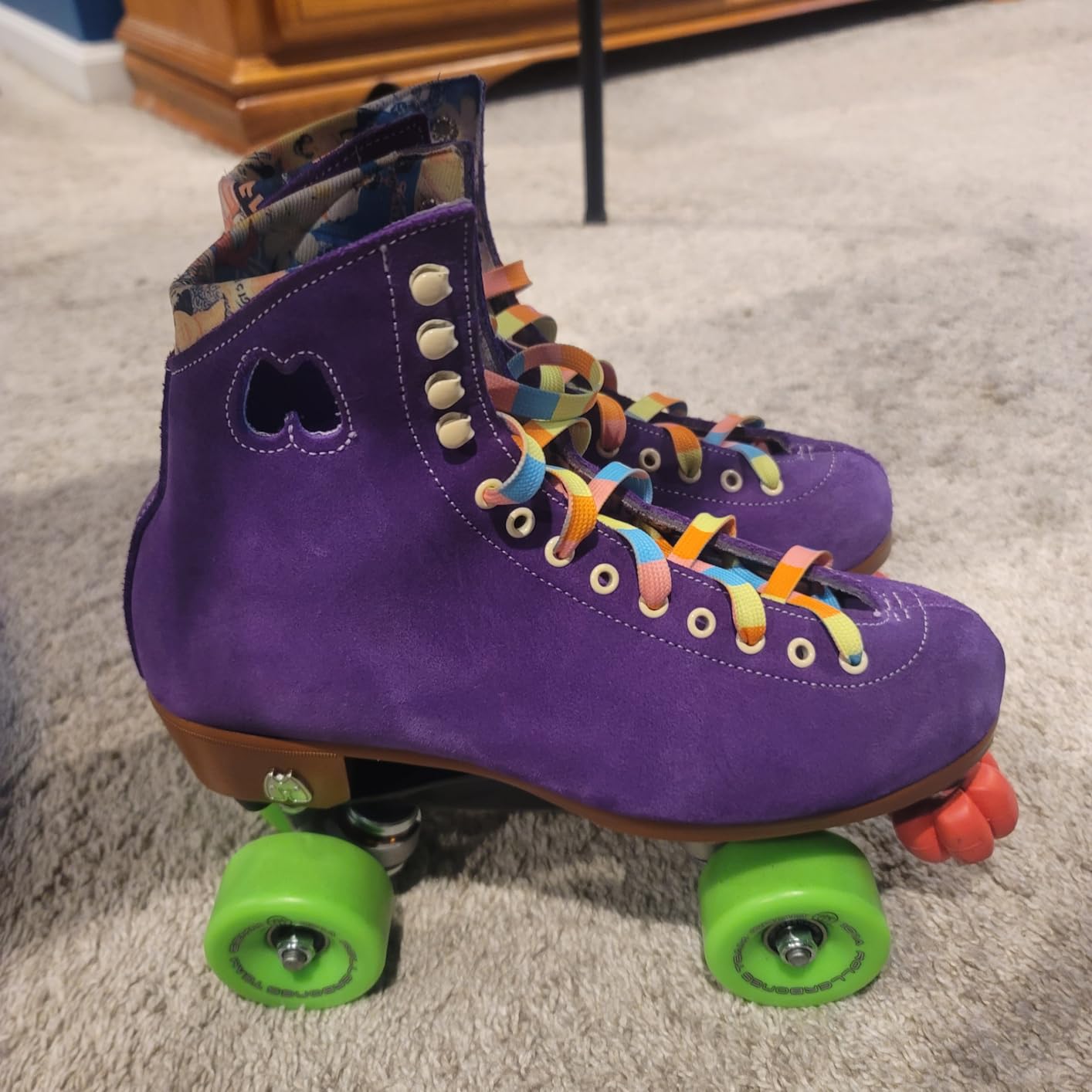 Team Logo 101A Recreational Roller Skate Wheels (Set of 8) customer photo 2