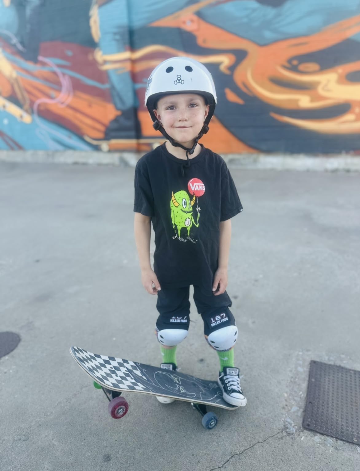 Triple Eight Lil 8 Kids Helmet - Ideal for Biking, Skateboarding, Inline Skating, Rollerblading and Scooter customer photo 2