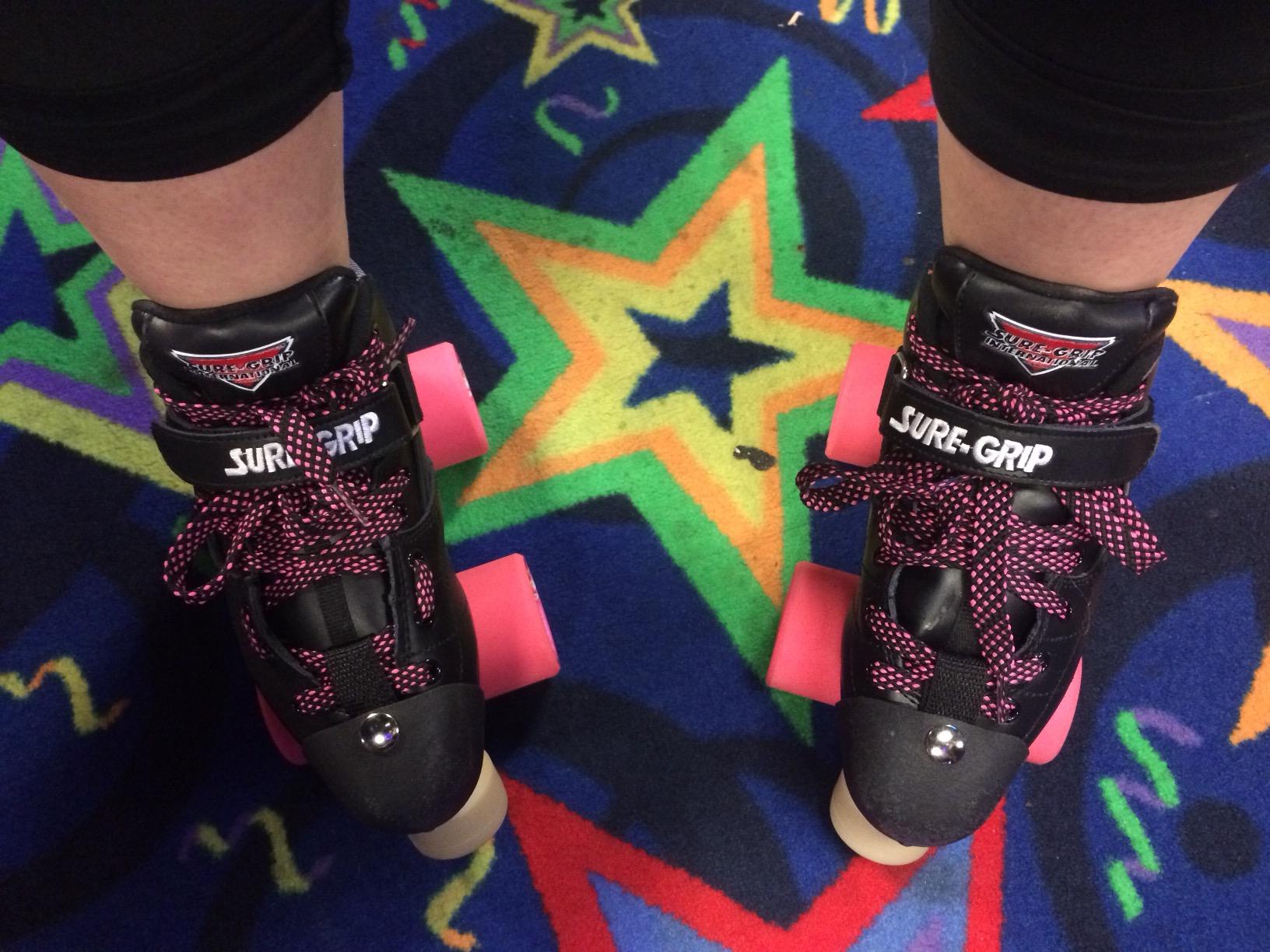 Sure-Grip Rebel Derby Roller Skates for Men & Women | 62mm Fugitive Polyurethane Wheels - Super X Plate Extended Support - Suitable for Indoor & Outdoor Skating customer photo 2