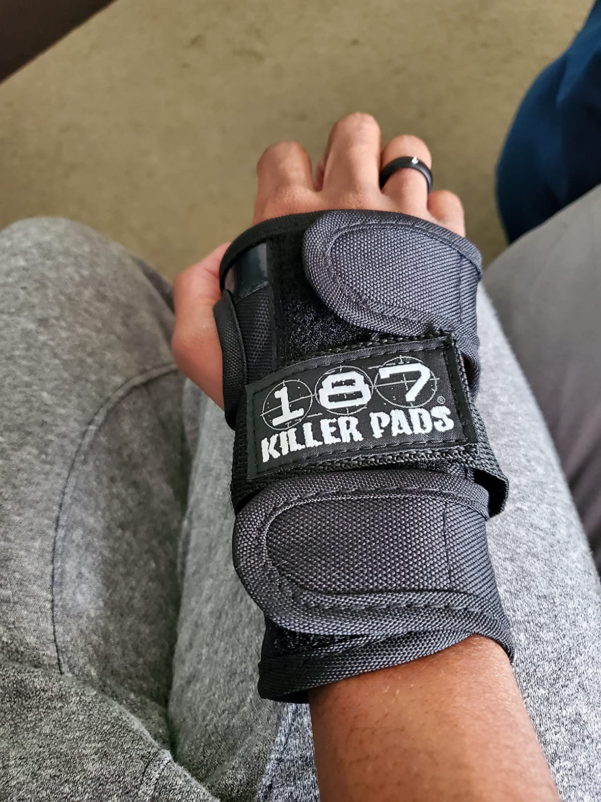 Black Wrist Guard by 187 Killer Pads customer photo 2