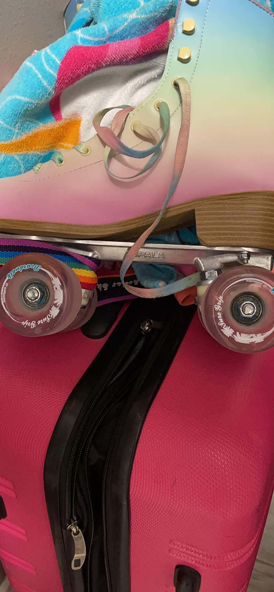 Sure-Grip Boardwalk Outdoor Roller Skates Wheels, Set of 8 | 65mm Diameter - Made in USA customer photo 1