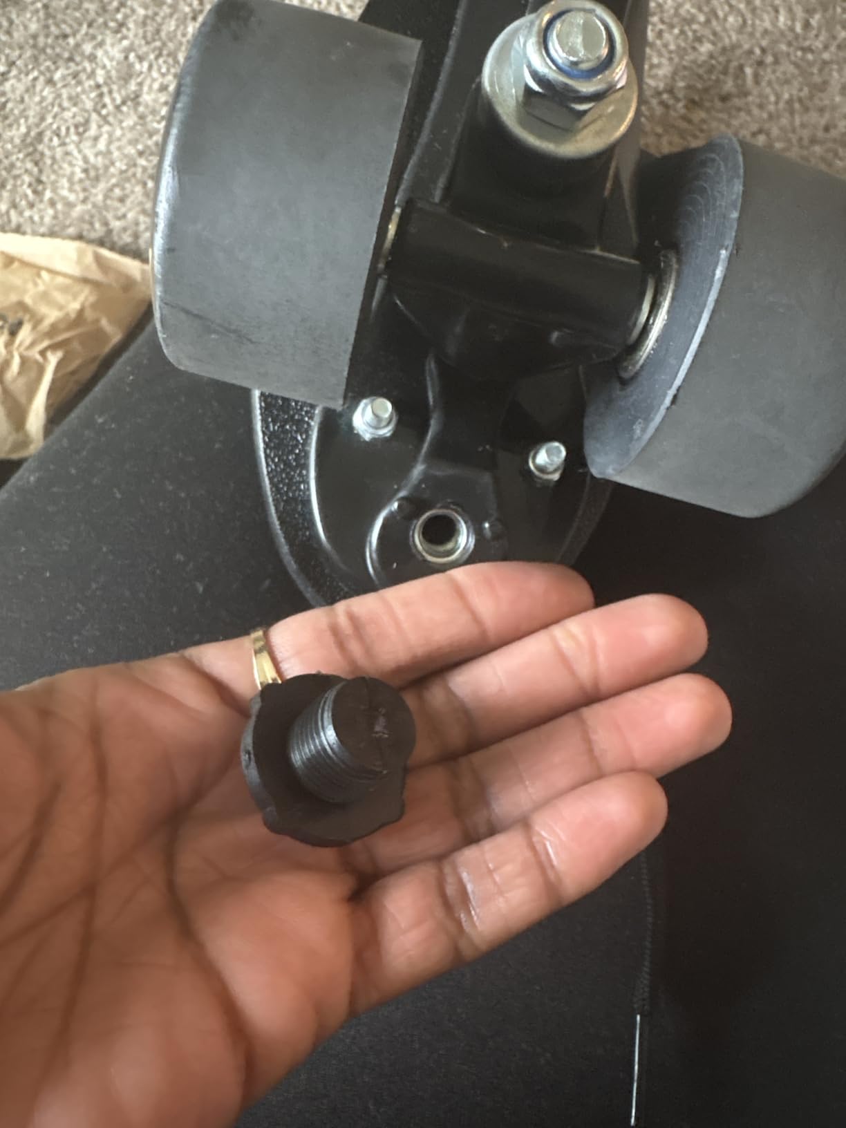 Sure-Grip Fo-Mac Bulk Jam Skate Toe Plug (Black, 5/8) customer photo 2