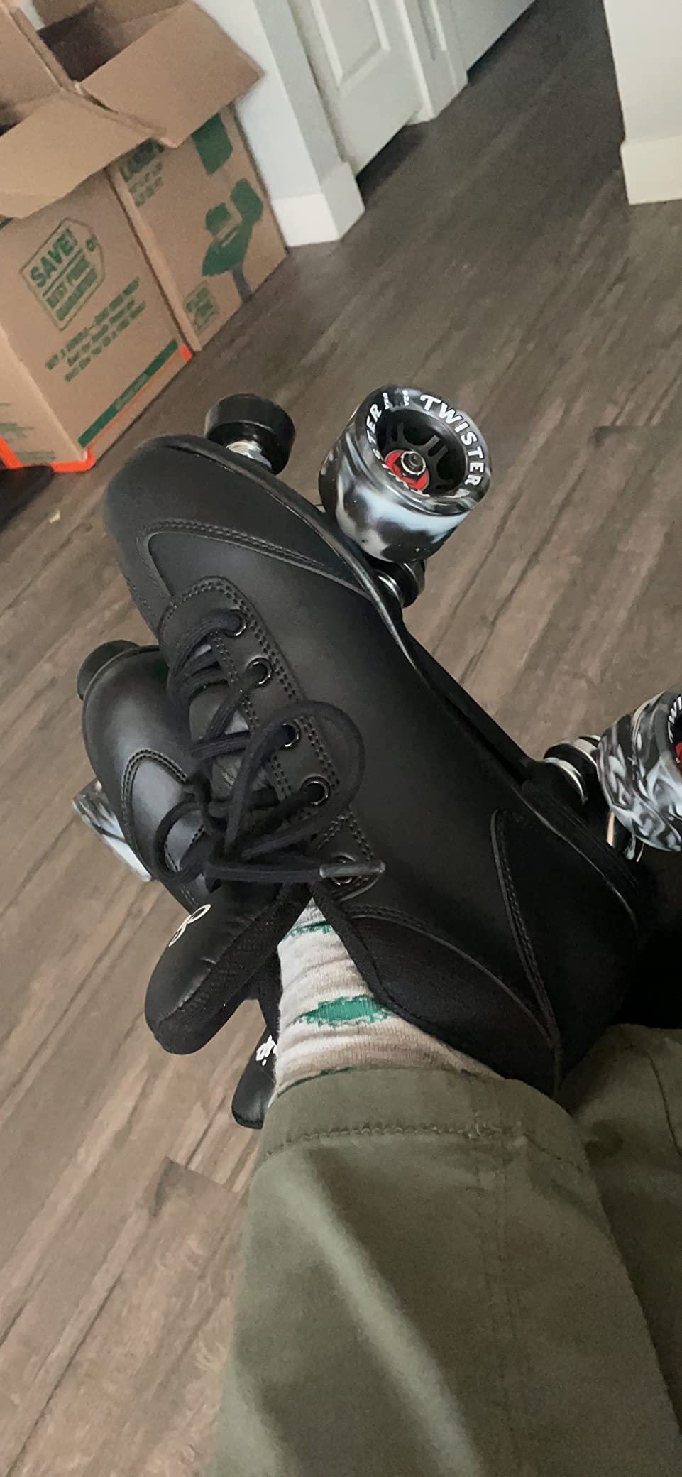 Sure-Grip Cyclone Roller Skate Black customer photo 2