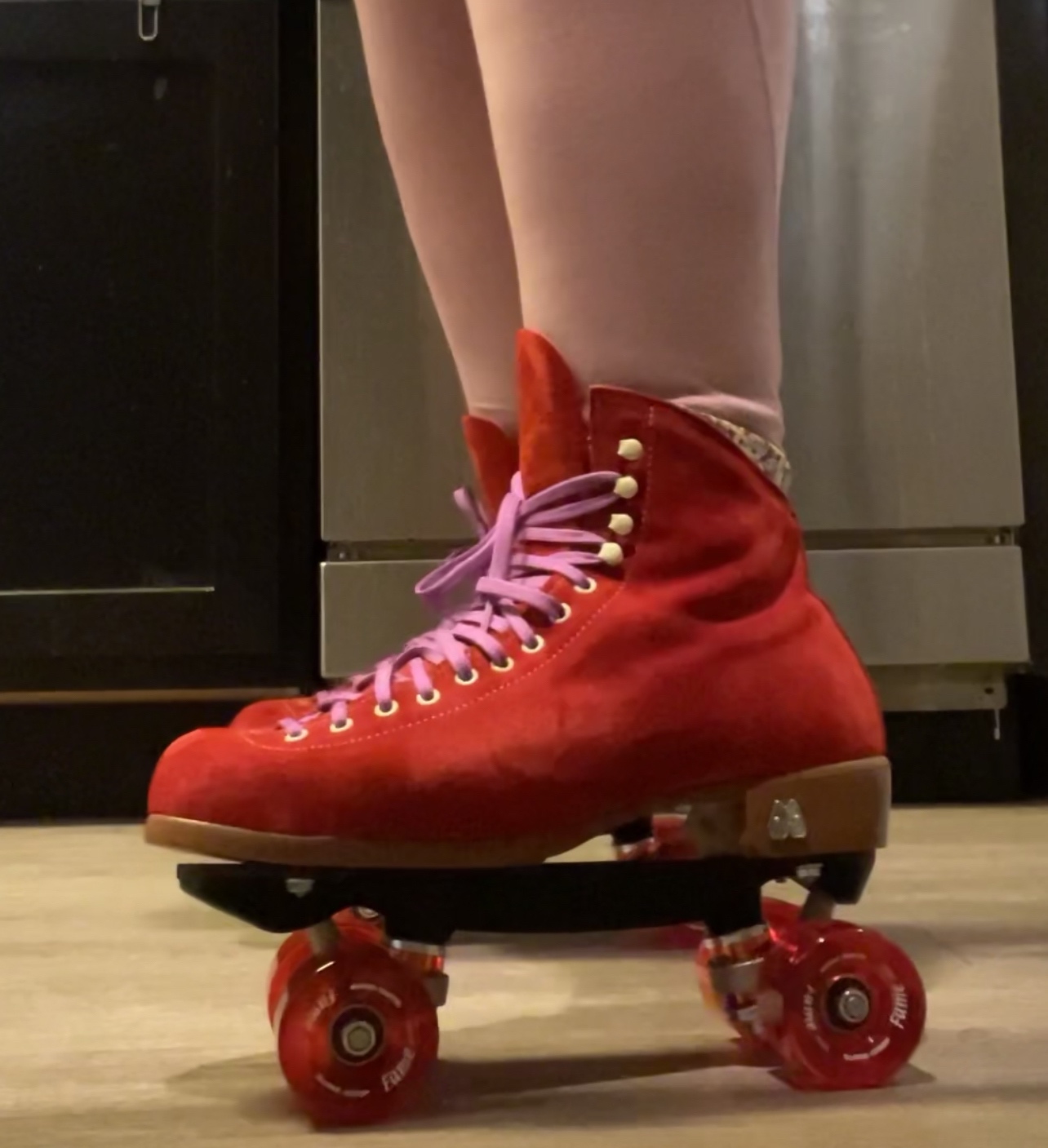 Sure-Grip Fame Artistic Indoor Wheels | 97A Durometer & 57mm Diameter - High Performance Competition Wheels customer photo 1