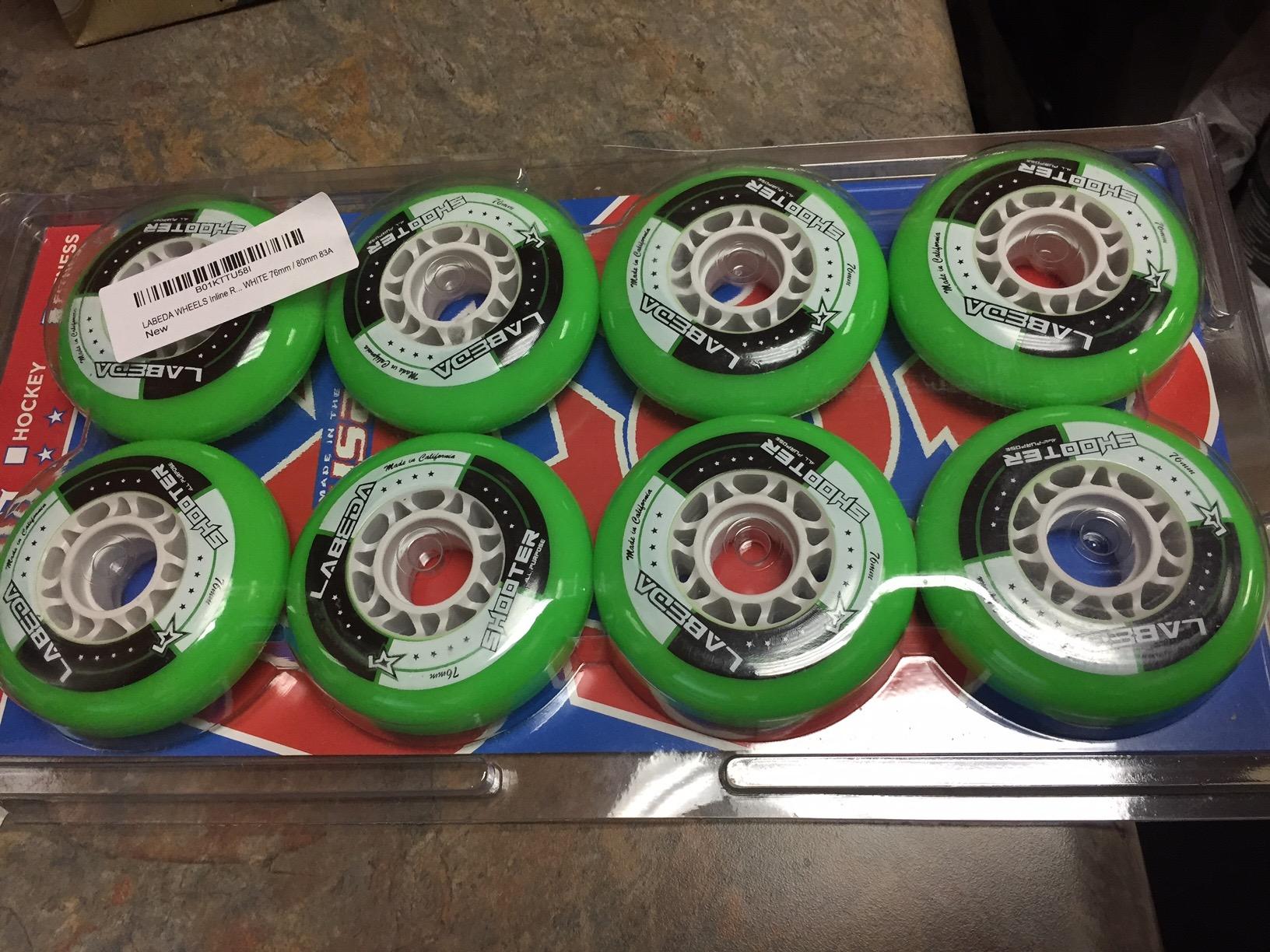 Labeda Inline Roller Hockey Wheels - Gripper Asphalt Hi-Lo 8 Pack customer photo 1