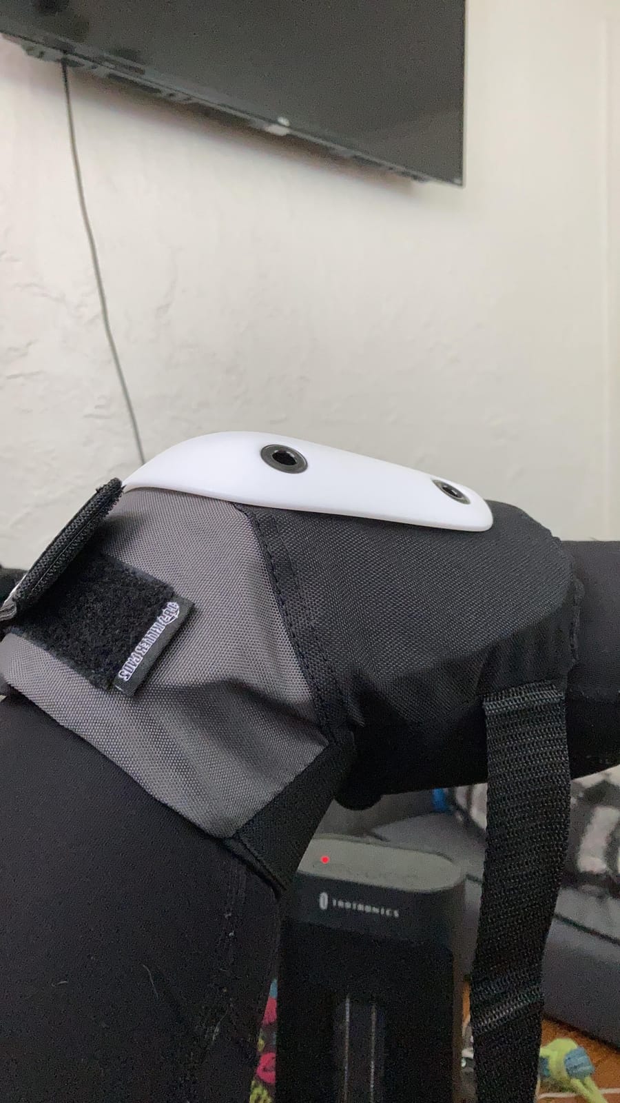 187 Killer Pads Fly Knee Pads - Grey w/White Caps - Large customer photo 2