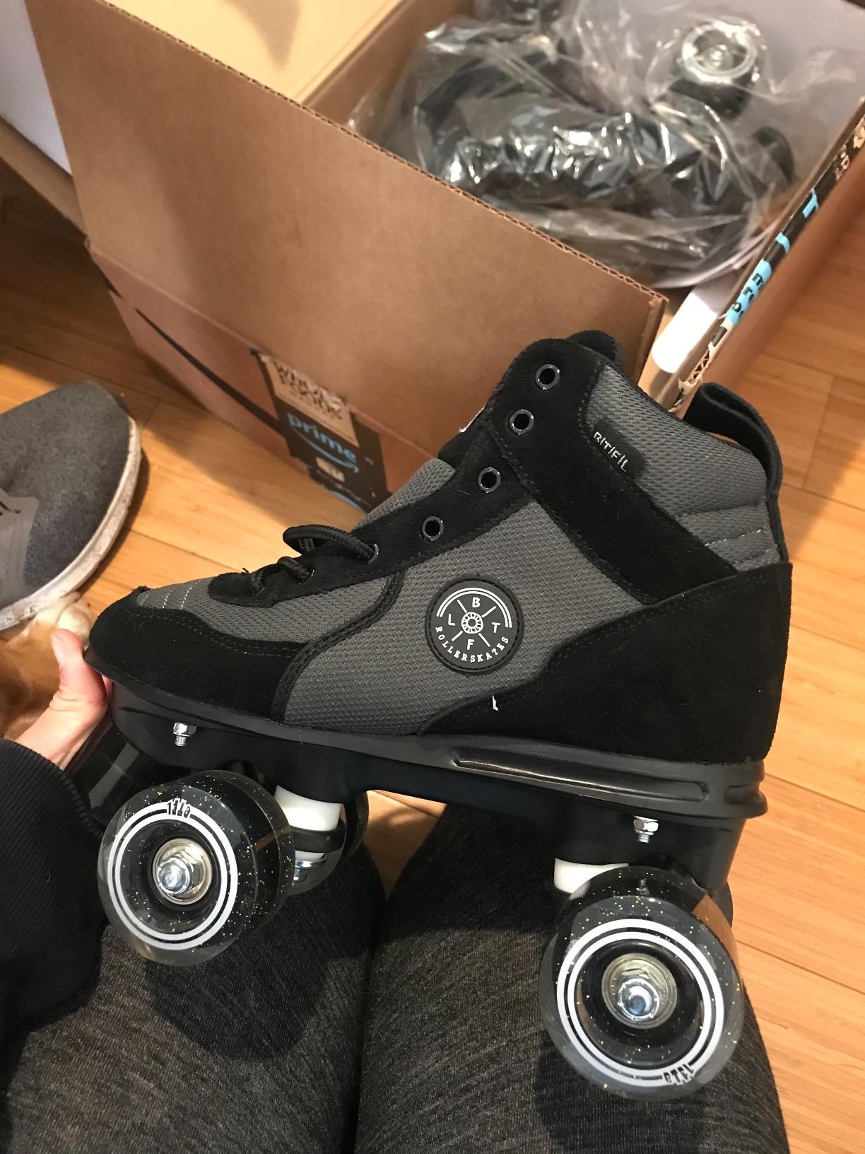 BTFL Roller Skates Sneaker Skates for Girls, Boys, Women and Men - Ideal for Outdoor, Rink, Artistic and Rhythmic Skating customer photo 2