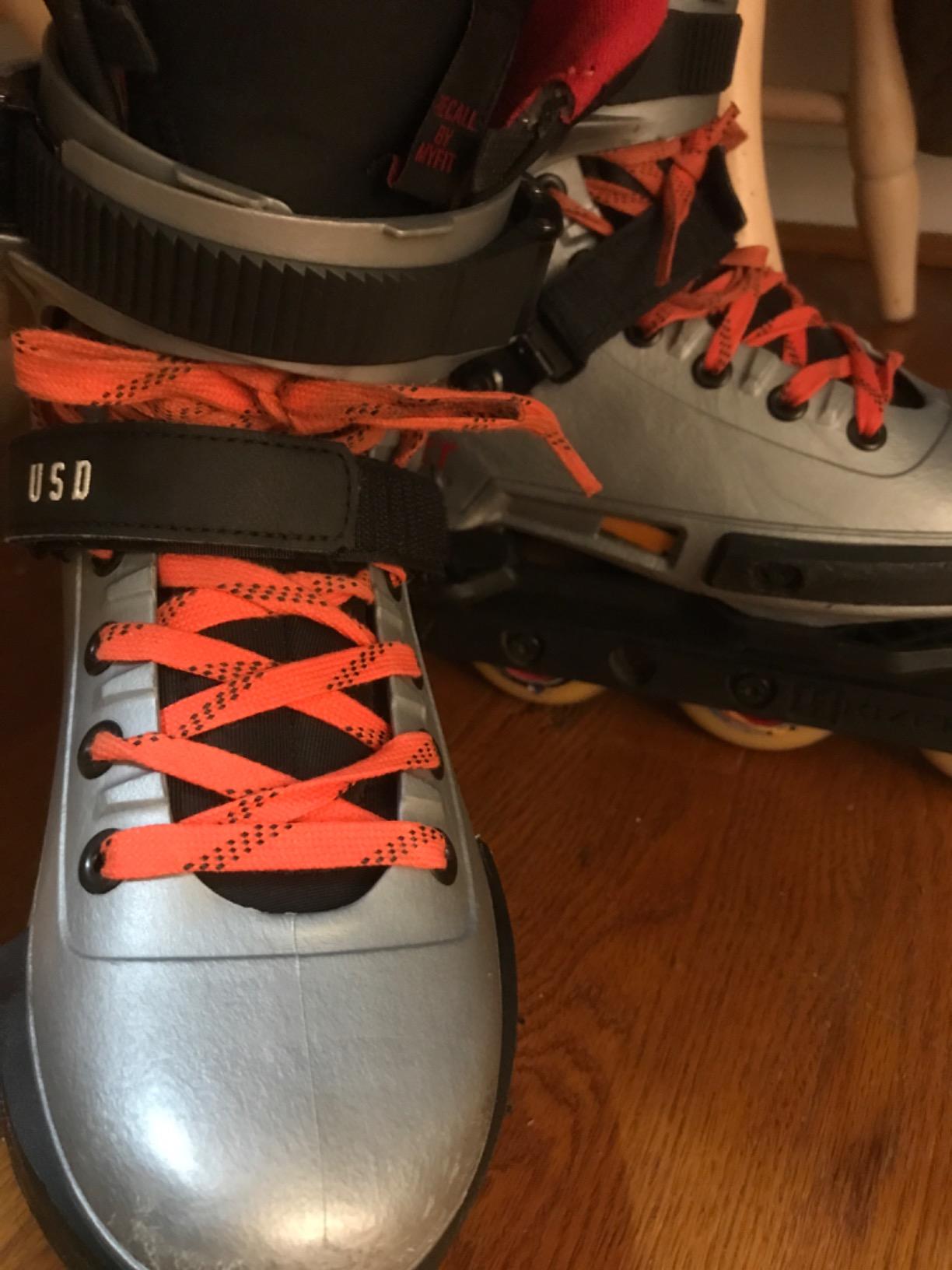 Gladiator Waxed Skate Laces (Multiple Size & Color Options) - Quad, Ice, Roller, More customer photo 2