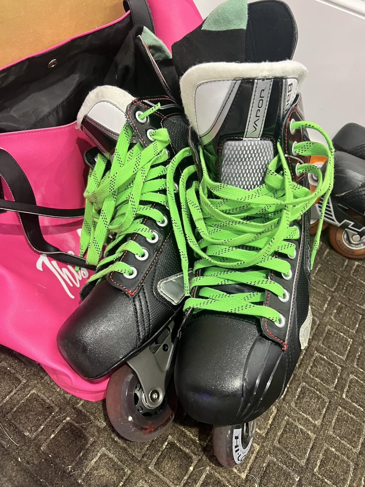 Rollerex Gladiator Waxed Skate Laces (Multiple Size & Color Options) - Quad, Ice, Roller, More customer photo 1