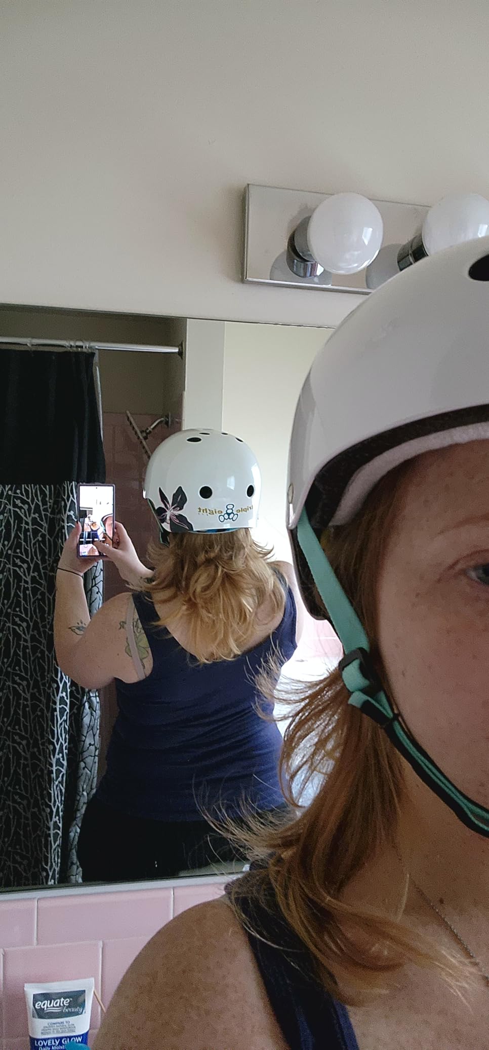 Triple Eight Certified Sweatsaver Helmet for Skateboarding, BMX, Roller Derby, Roller Skating, Inline Skating, Scooter and Bike customer photo 2