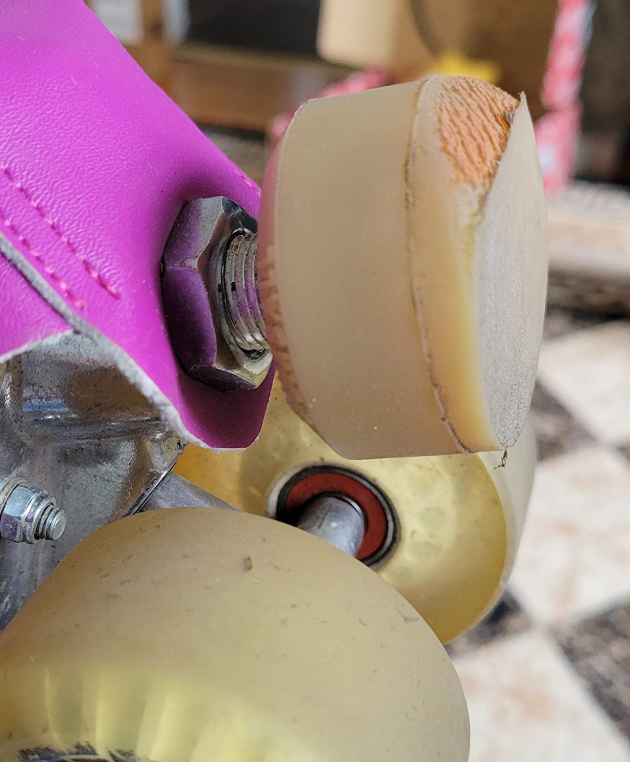 Antik Gumball Toe Stop - Natural - Long Stem (30mm), 75A - Pair customer photo 2