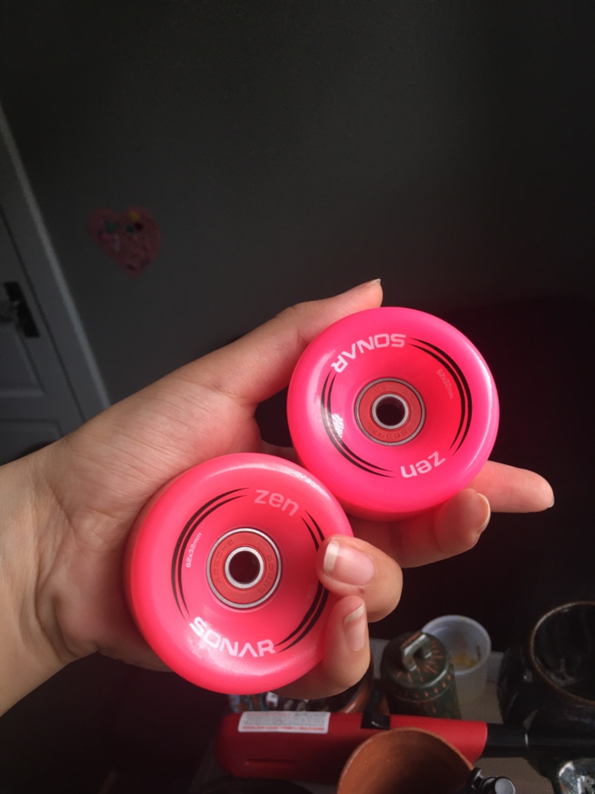 Riedell Zen Wheels - Quad Roller Skate Wheels - 4 Pack of 32mm x 62mm 85A Wheels customer photo 2