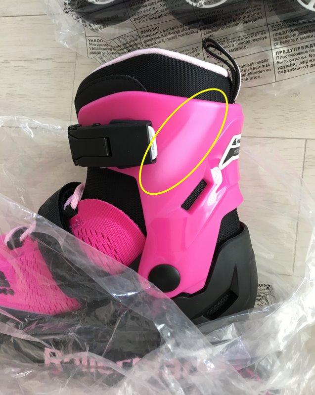 Microblade Girl's Adjustable Fitness Inline Skate, Pink and Bubble Gum, Junior, Youth Performance Inline Skates customer photo 1