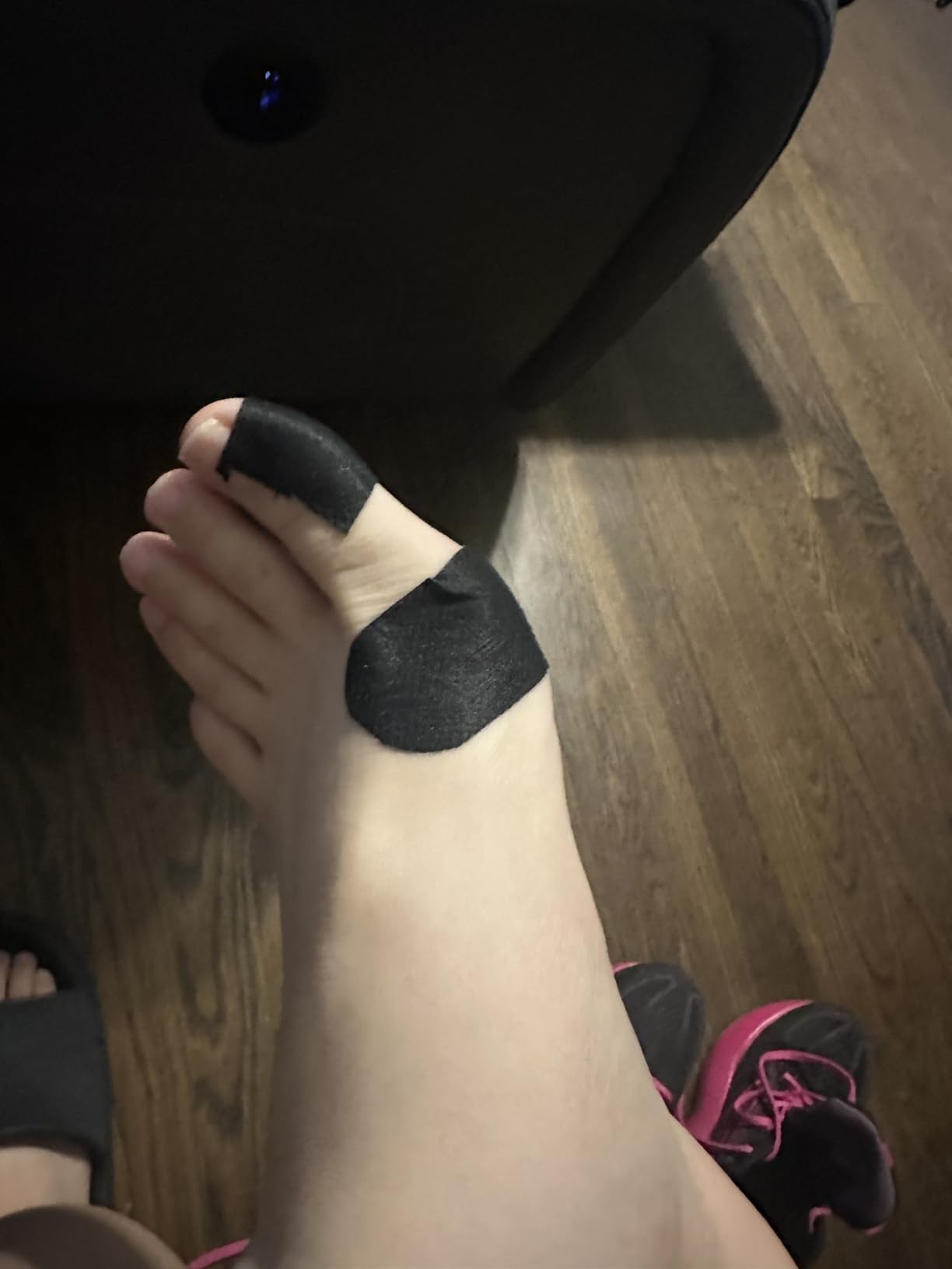 KT Health Blister Prevention Tape - 30 Precut Strips for Blister Protection, Strong Adhesive, Dermatologist Tested, Ideal for Athletes and Active Lifestyles - Beige customer photo 1