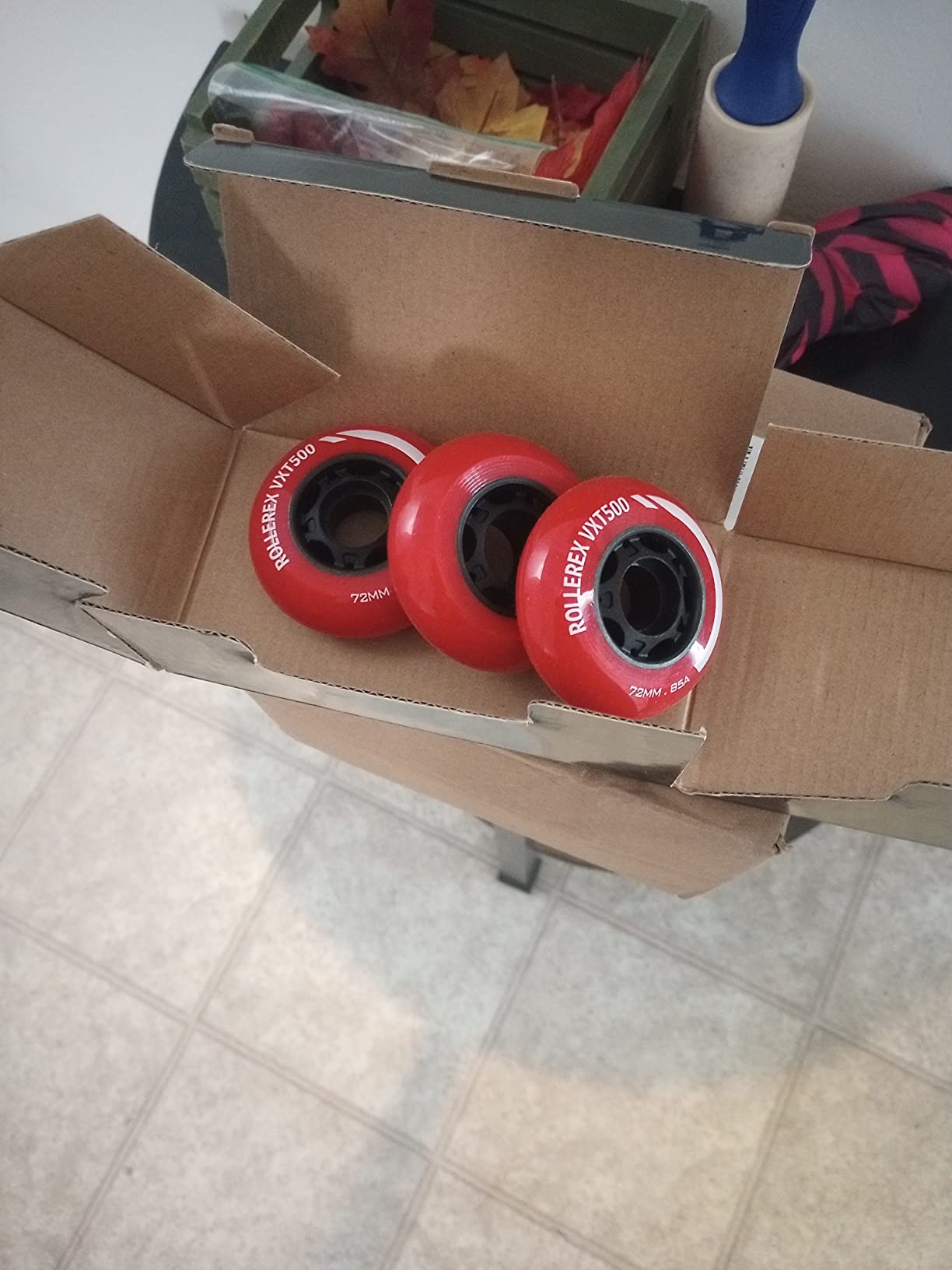 Rollerex VXT500 Inline Skate Wheels 8-Pack with Bearings, Spacers and Washers customer photo 2