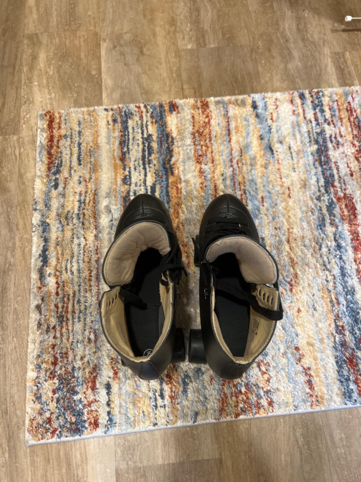 Riedell Boost Indoor Quad Roller Skates for Men and Women | Retro Build - Beginner to Seasoned - Strong Ankle Support, ABEC-5 Bearings customer photo 2