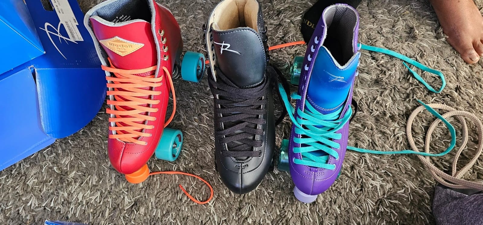 Riedell Boost Indoor Quad Roller Skates for Men and Women | Retro Build - Beginner to Seasoned - Roller Skates, Comfortable Fit, Strong Ankle Support, ABEC-5 Bearings customer photo 2