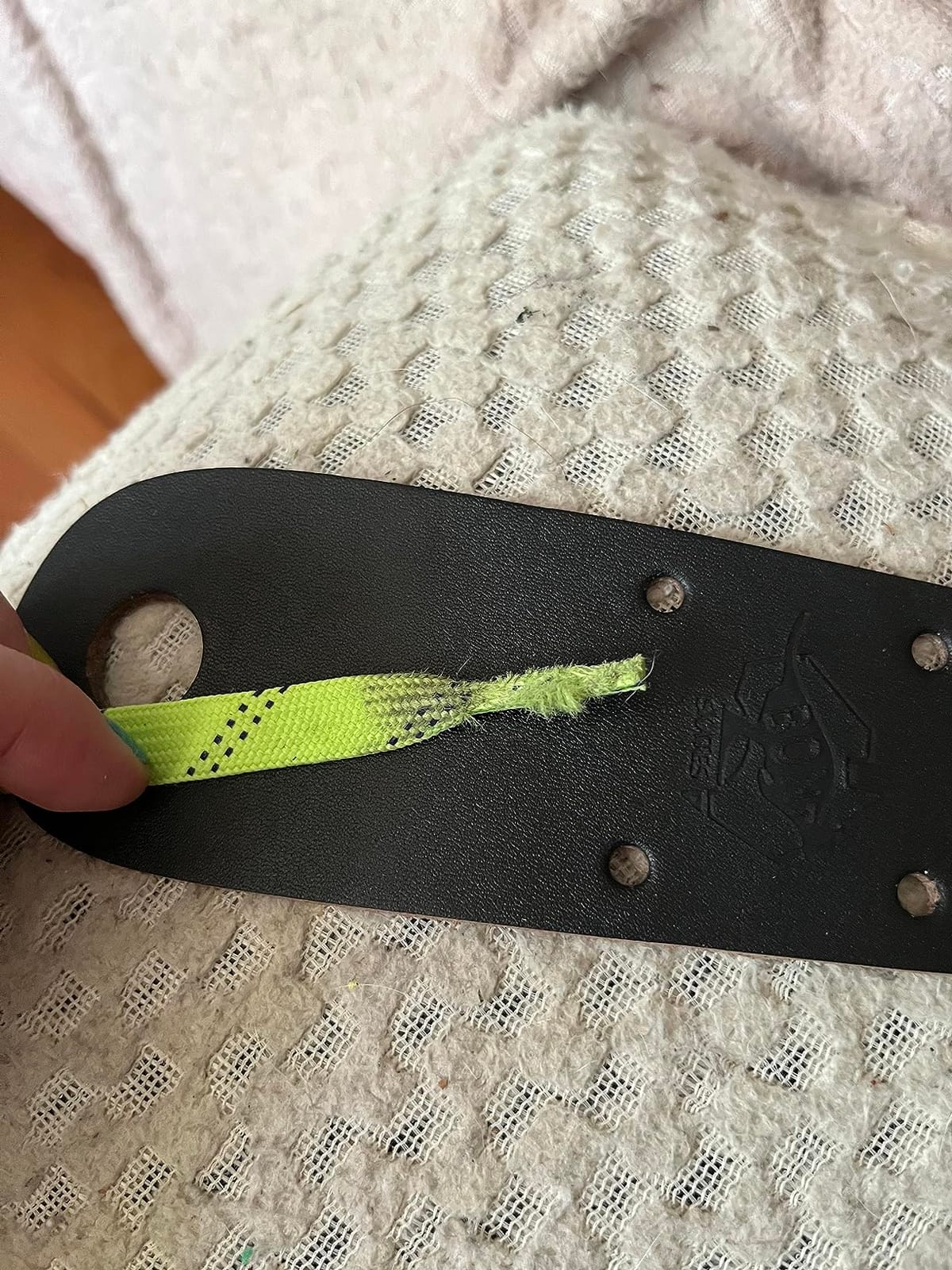 Derby Laces ORIGIN Wide 10mm Hockey Style Waxed Lace for Skates, Roller Derby, Work Boots, and Hiking customer photo 1