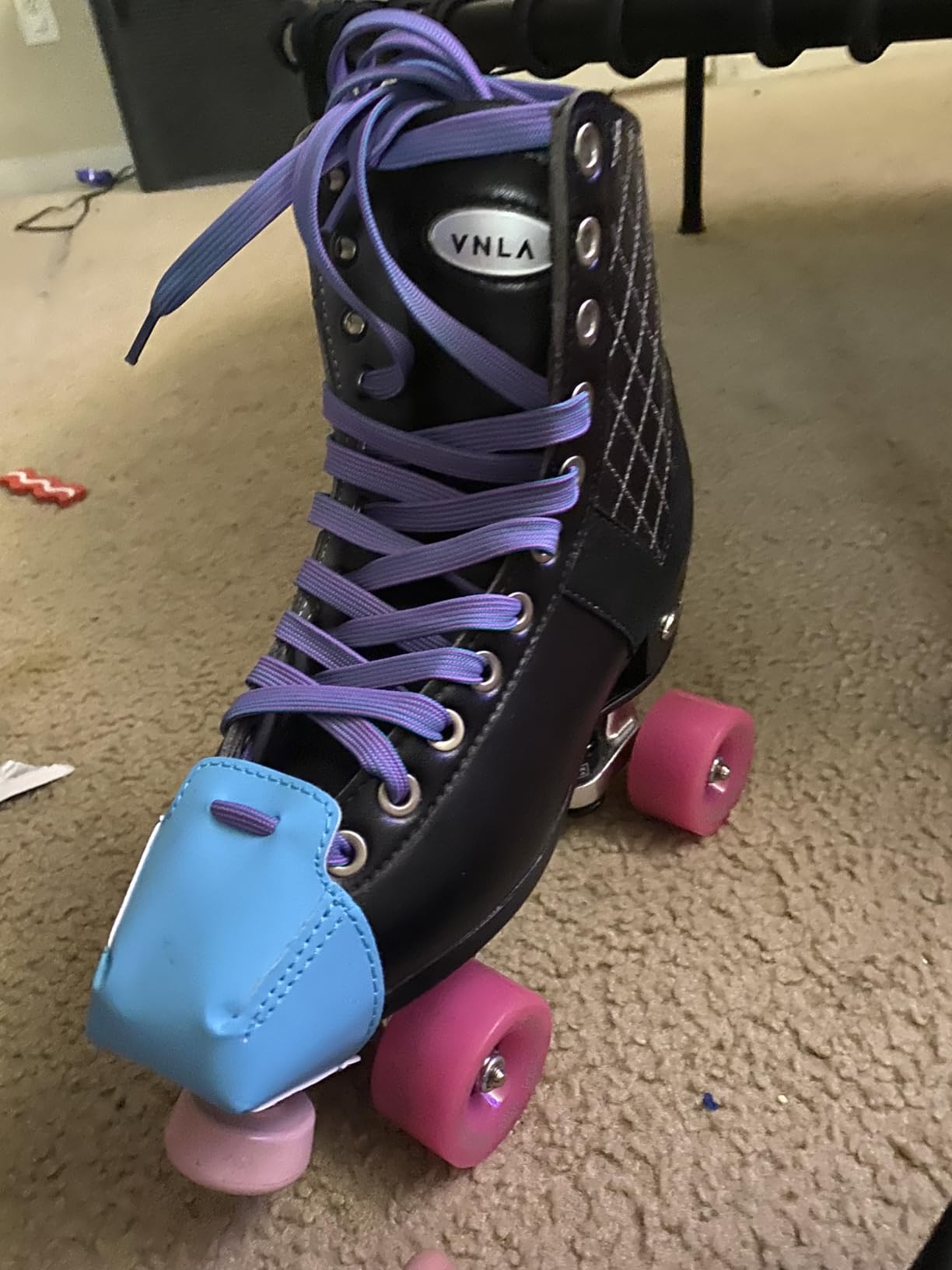 Derby Laces ORIGIN Wide 10mm Hockey Style Waxed Lace for Skates, Roller Derby, Work Boots, and Hiking customer photo 2