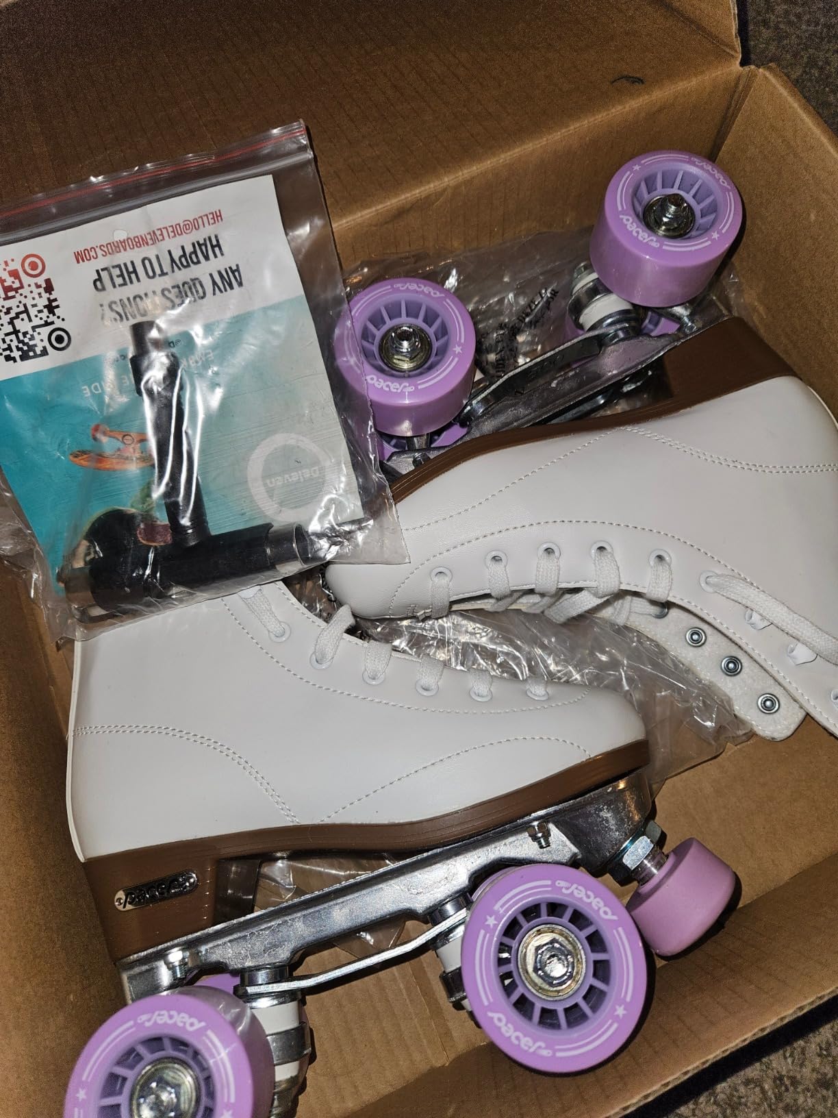 Pacer Stratos Traditional Quad Indoor Roller Rink Skates customer photo 1