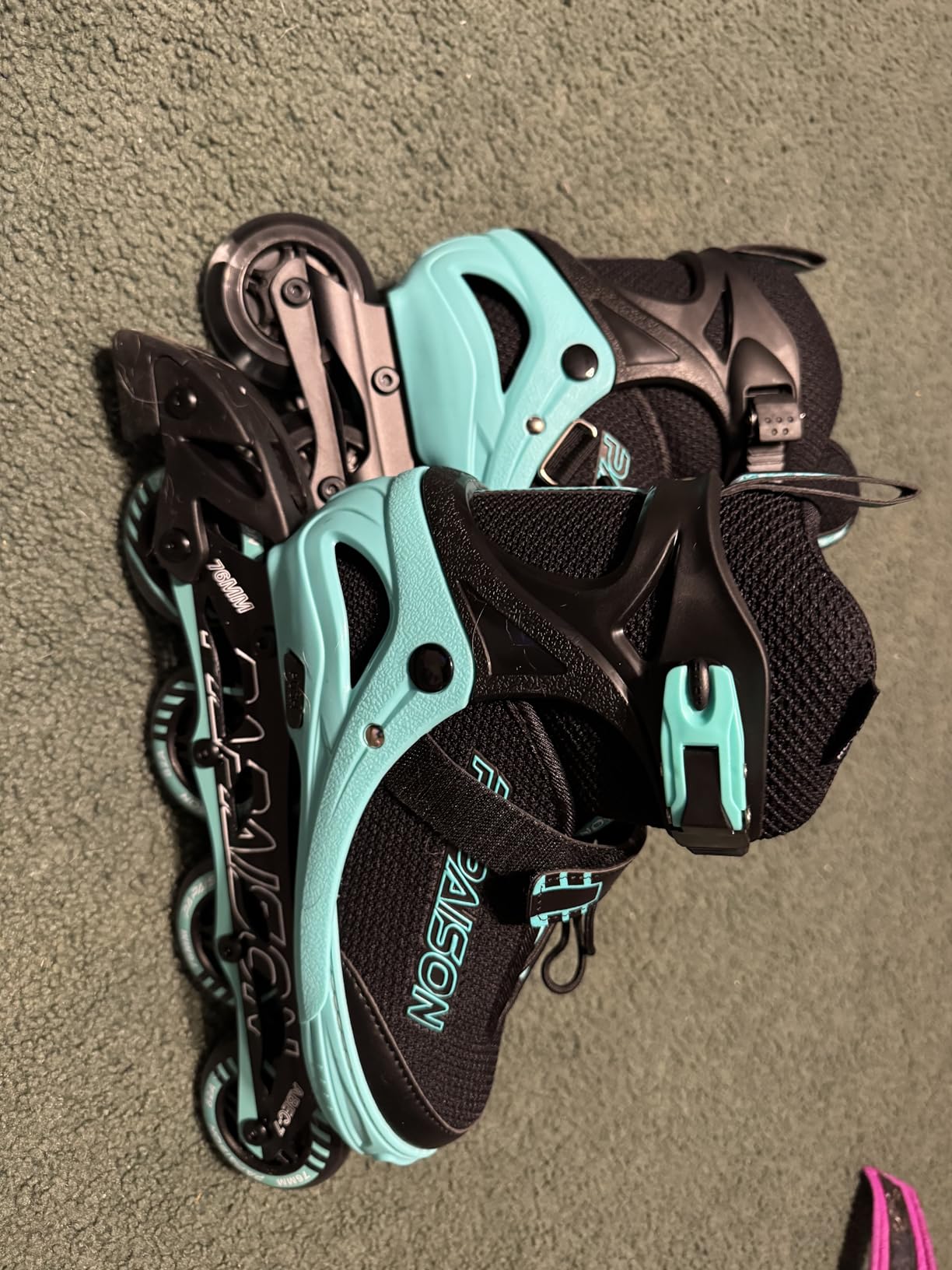 PAPAISON Adjustable Inline Skates for Kids and Adults with Full Light Up Wheels, Outdoor Roller Skates for Girls and Boys, Men and Women customer photo 1