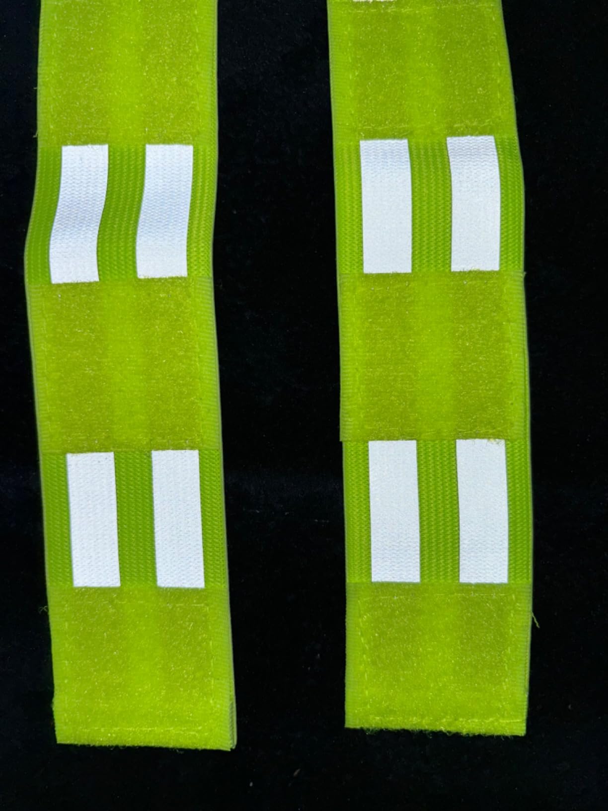 GoxRunx Reflective Bands Running Gear 6 Pack-Adjustable Reflective Armband Arm Wrist Ankle Leg Bands Reflectors -Reflective Tape Straps for Clothing Night Running Cycling Walking -Slap Bracelets customer photo 2