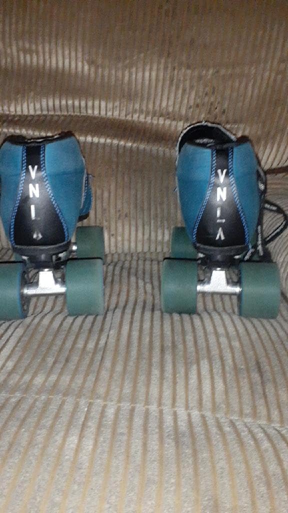 VNLA Junior Code Blue Jam Skate - Indoor Unisex Roller Skate | Come with Vanilla Genuine Backspin (62mm, 95A hardness) - Reaction ABEC-9 Bearings and Premium Aluminum Trucks customer photo 2