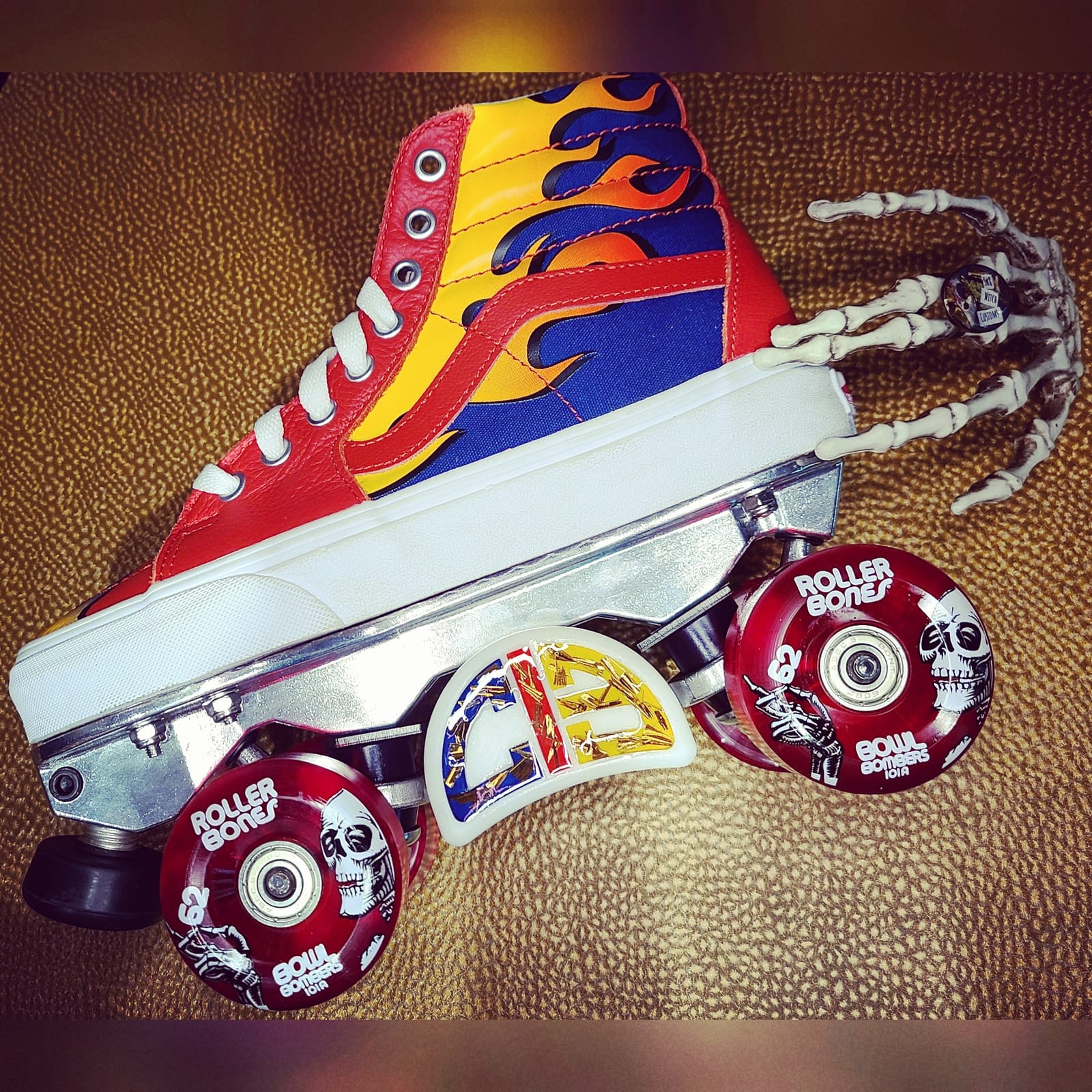 Rollerbones Bowl Bombers Quad Wheels (101A, 8pk) customer photo 1