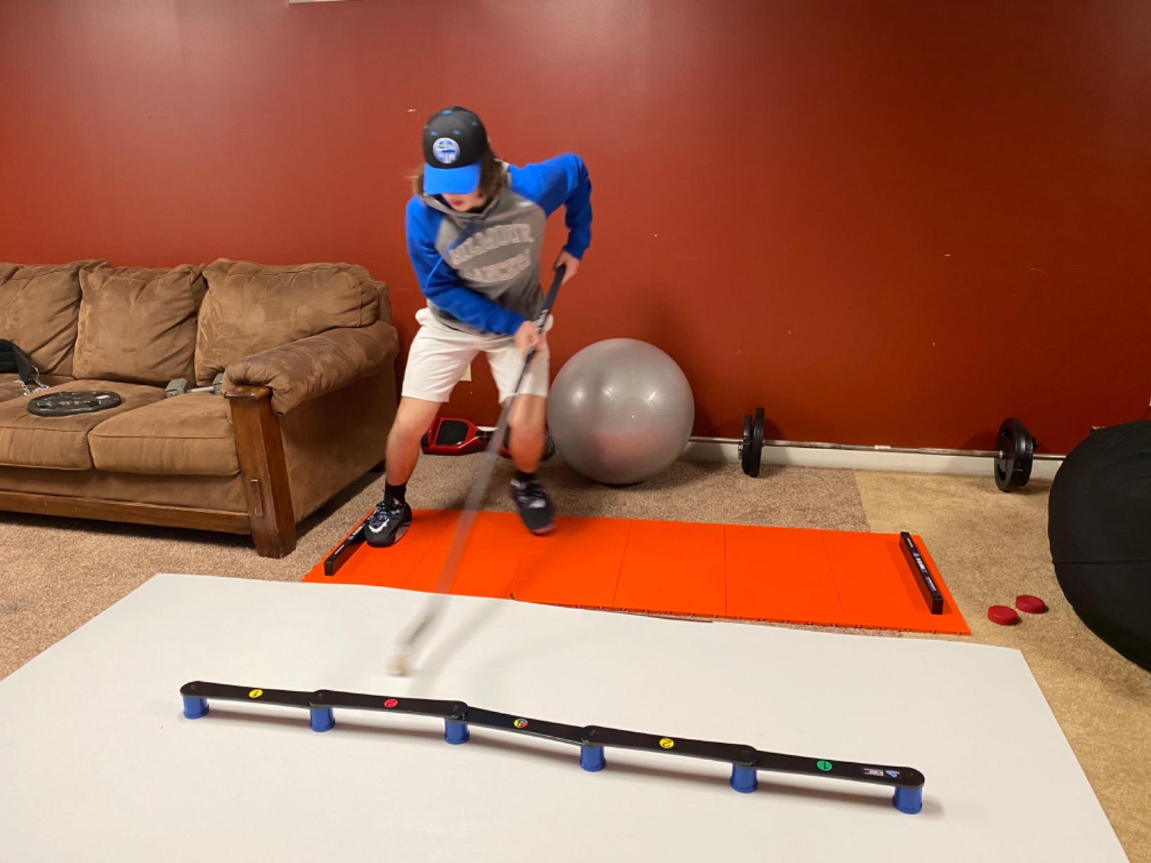 Slide Board for Cardio, Core & Leg Training - Indoor & Outdoor Sliding Exercise Board - Includes Booties - Home Gym Workout Equipment customer photo 1