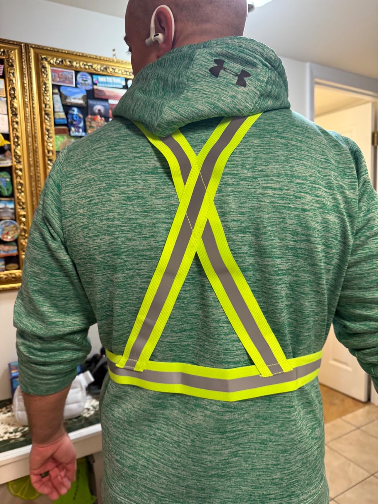 Chiwo Reflective Vest Running Gear 2Pack, High Visibility Adjustable Safety Ves for Night Cycling,Hiking, Jogging,Dog Walking customer photo 1