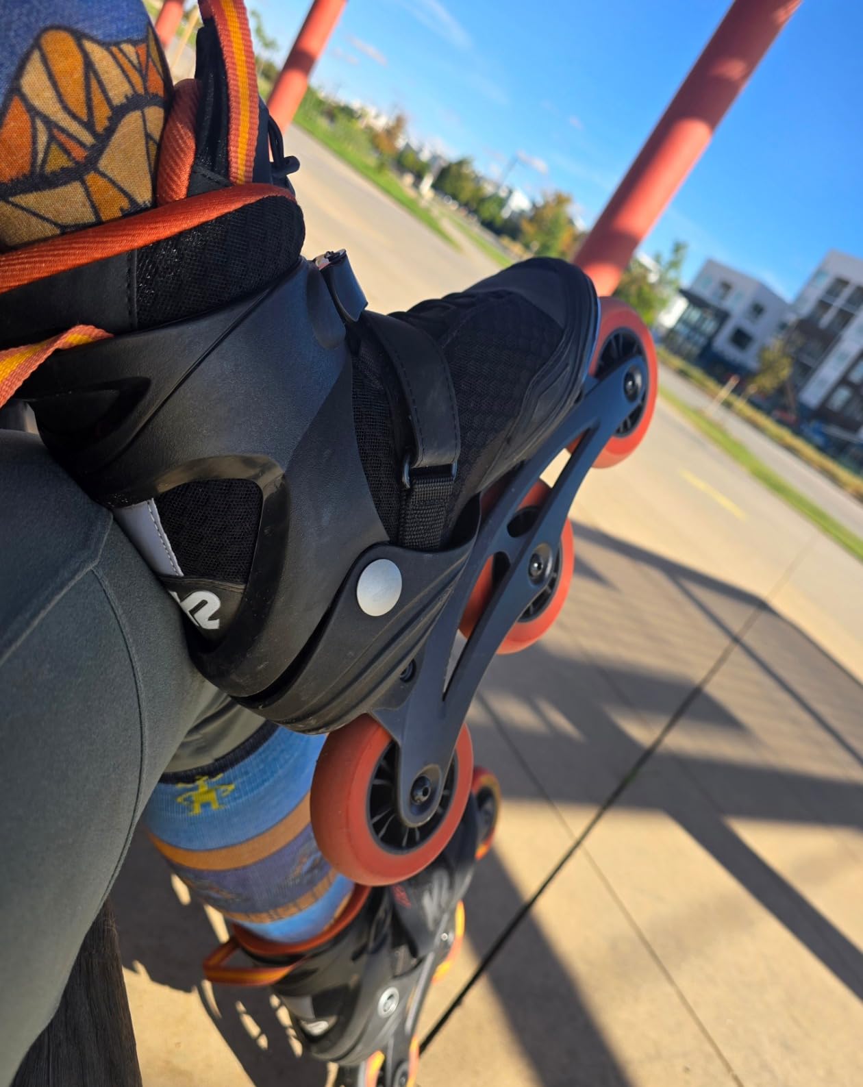 K2 Trio LT 100 Black Orange Mens Urban Inline Skates customer photo 1