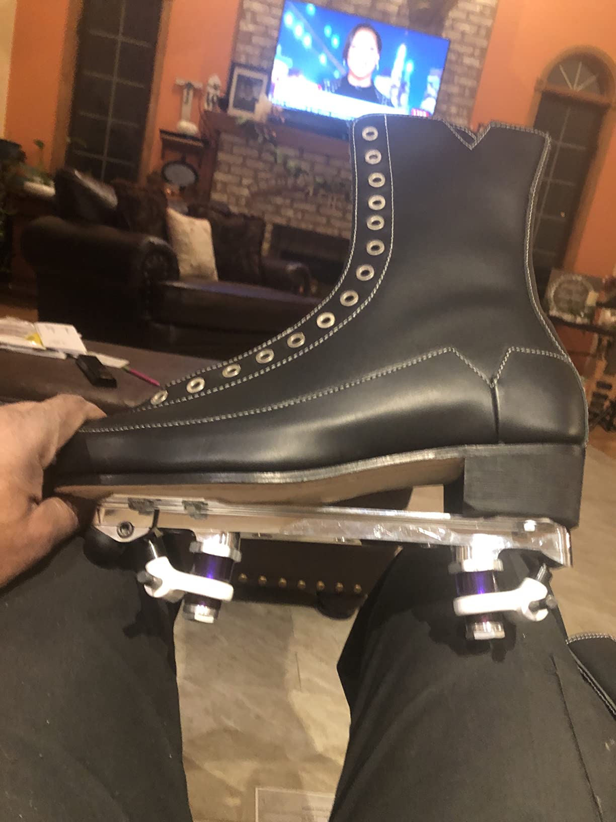 VNLA Godfather Roller Skate Boots - For Men & Women | For Artistic or Rhythm Skating - Boots Only (no plate or wheels included) customer photo 1