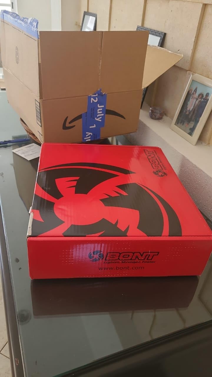 Bont Inline Speed Skating Racing Package - Luna Skate Boot + 2PF 6061 Frame + Elemental Wheels + ABEC7 Bearings - Youth - Boys - Girls - Men - Women customer photo 1