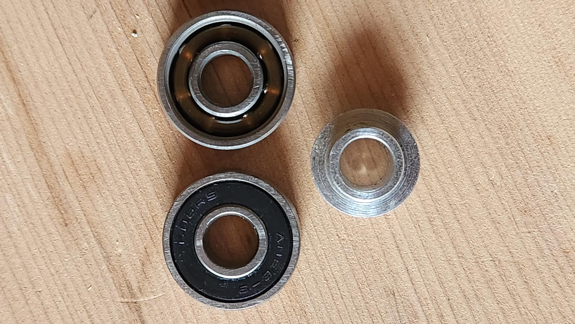 Inline Skate Wheels, Outdoor Asphalt Formula, 4-Pack (76mm) | 85A SHR Roller Hockey Wheels with ABEC-9 Bearings customer photo 1