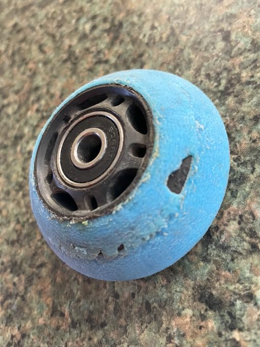 Inline Skate Wheels, Outdoor Asphalt Formula, 8-Pack | 85A SHR Roller Hockey Wheels with ABEC-9 Bearings and Floating Spacers Compatible with Roller Blades, Scooters, RipStiks, etc customer photo 1