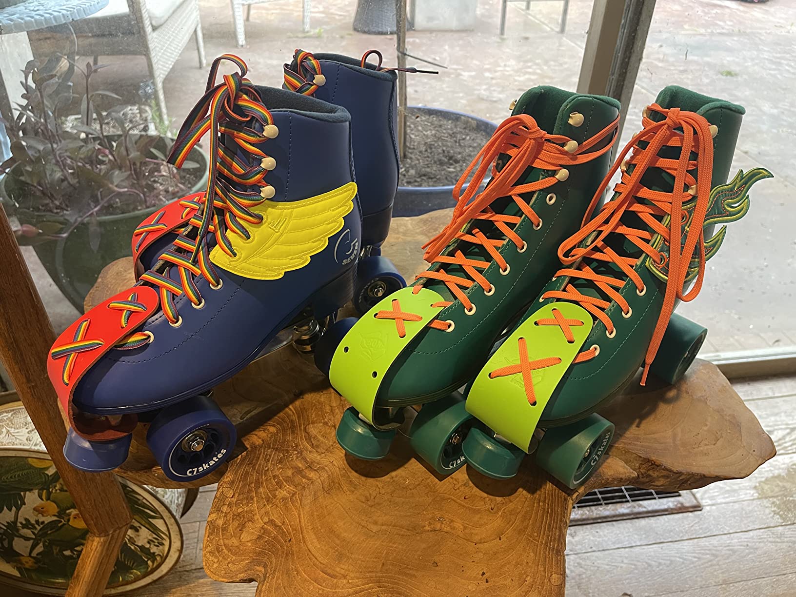 Bont Roller Skates - 100% Australian Leather Flat Toe Guard Protectors - Roller Skate Derby Speed - Pair customer photo 1