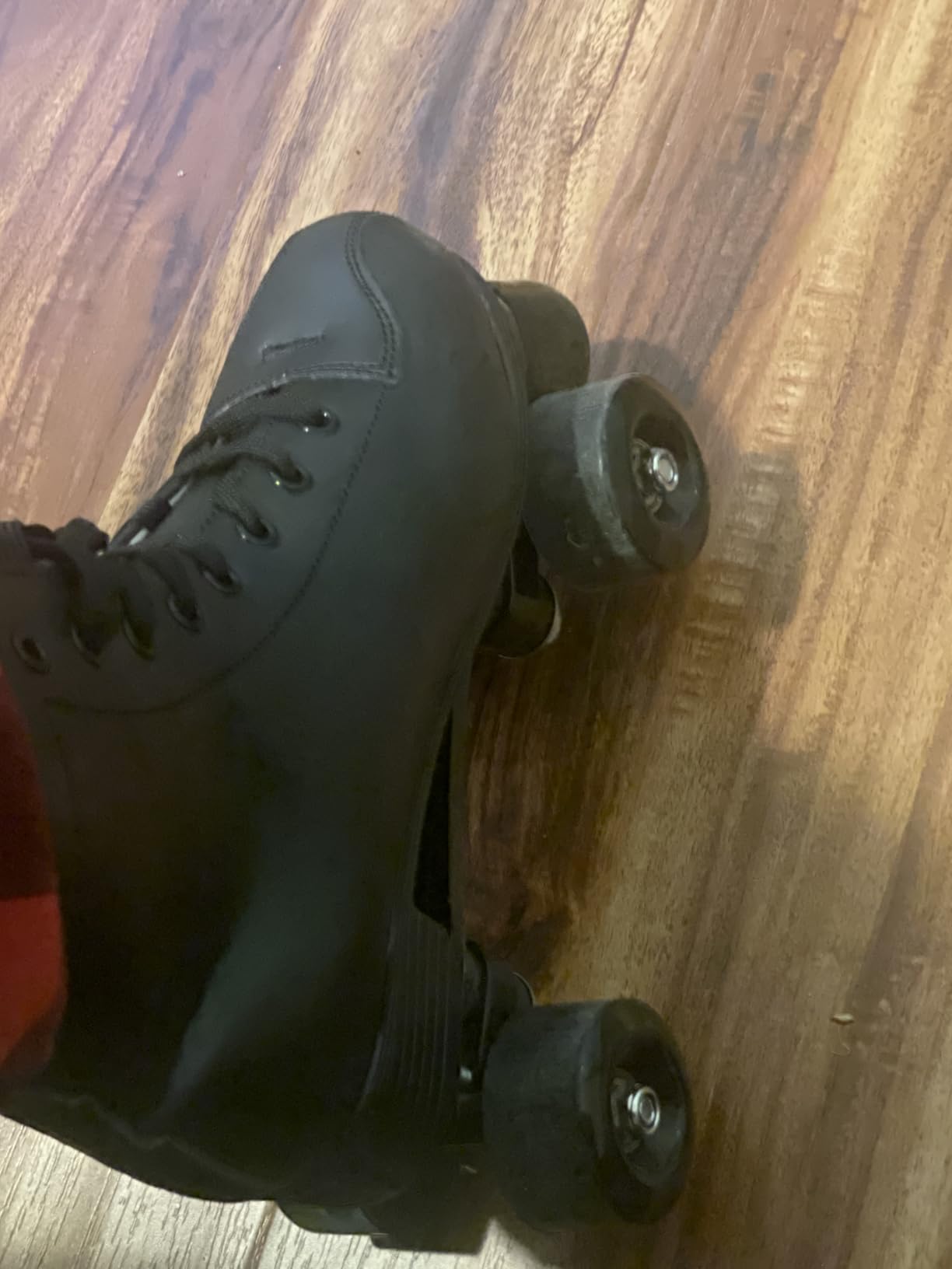 Jessie PU Leather Skates - Premium Adjustable Four-Wheel Roller Skates for Women, Men, Boys & Girls - Indoor & Outdoor customer photo 1