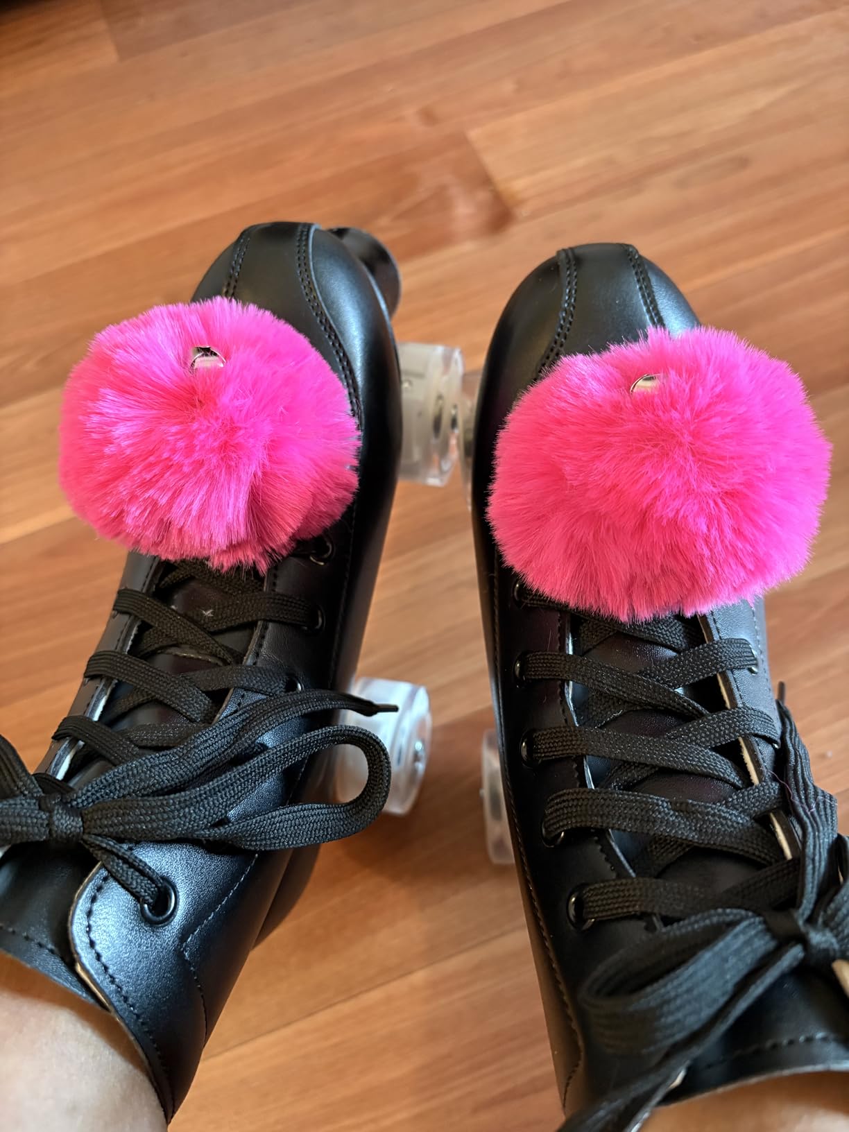 PU Leather Skates - Premium Adjustable Four-Wheel Roller Skates for Women, Men, Boys & Girls - Indoor & Outdoor customer photo 2