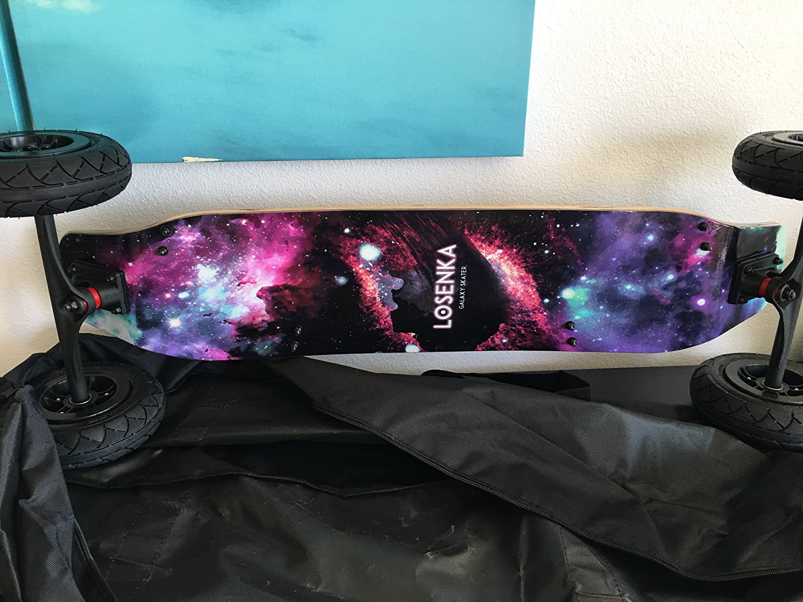 MountainBoard All Terrain Skateboard Kiteboard Cross Country Mountainboard Big Wheel Downhill Longboard with Bindings customer photo 2