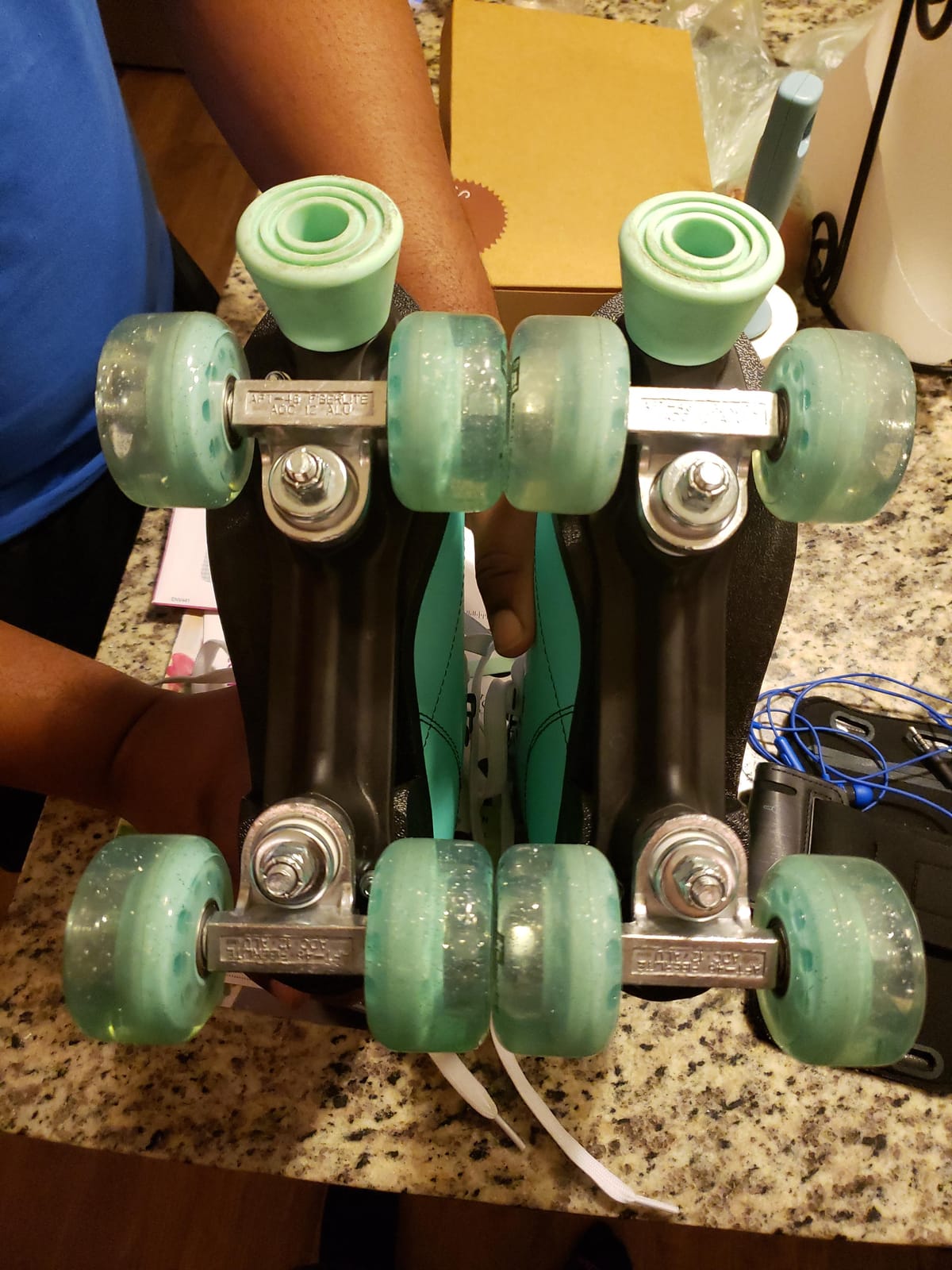 Candi GRL Sabina - Colorful Freestyle Roller Skates customer photo 1