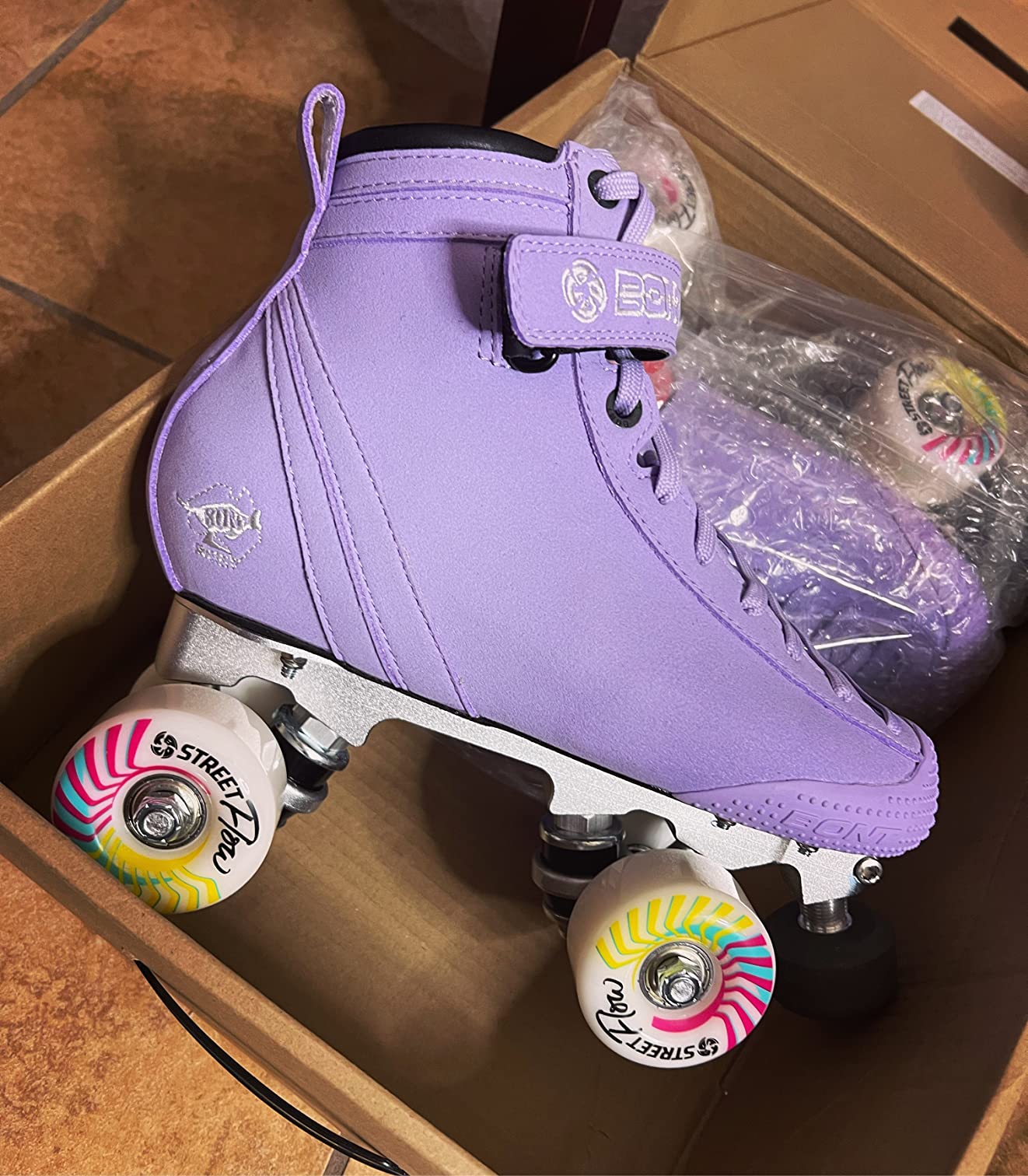 Bont Parkstar Vegan Suede Professional Roller Skates for Park Ramps Bowls Street - Rollerskates for Outdoor and Indoor Skating customer photo 2